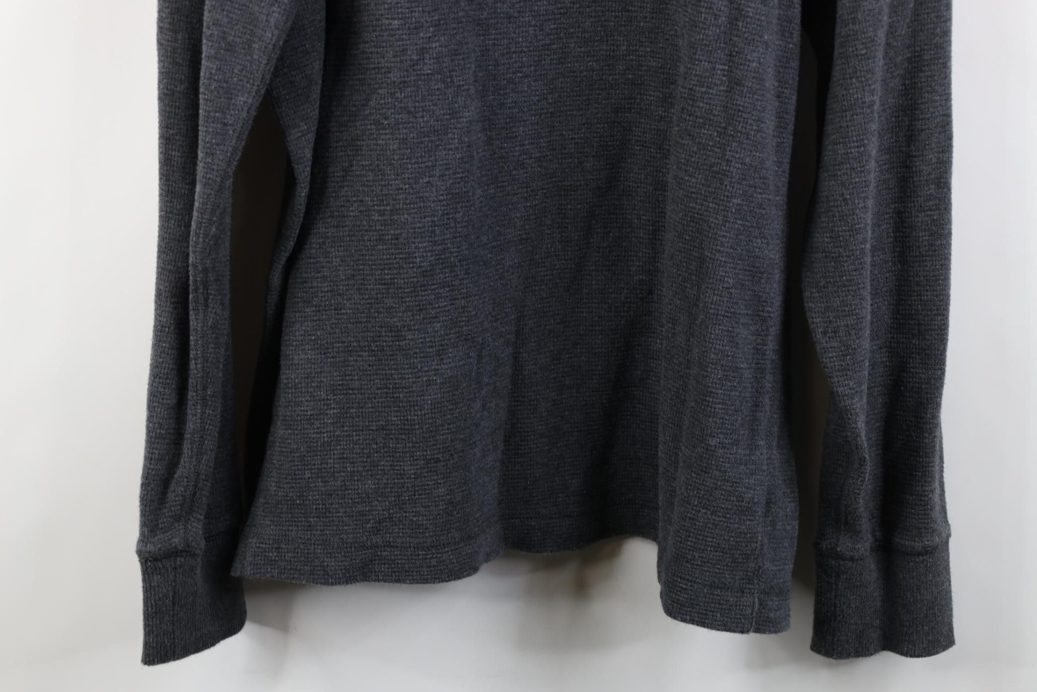 Eddie Bauer Vintage Eddie Bauer Waffle Knit Long Sleeve Henley T-Shirt Size US L / EU 52-54 / 3 - 11 Thumbnail