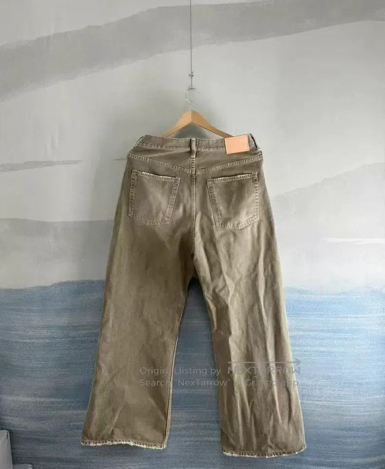 Acne Studios Acne Studios Khaki Flared Denim Pants. Size US 34 / EU 50 - 3 Thumbnail