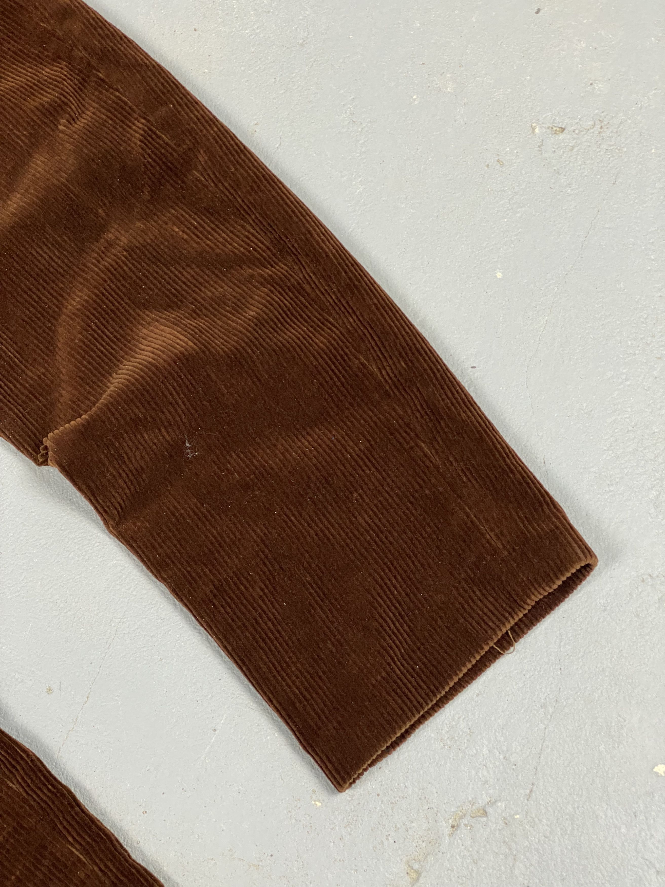 Marni Marni Wide Leg Cropped Corduroy Brown Pants Size US 38 / EU 54 - 5 Thumbnail