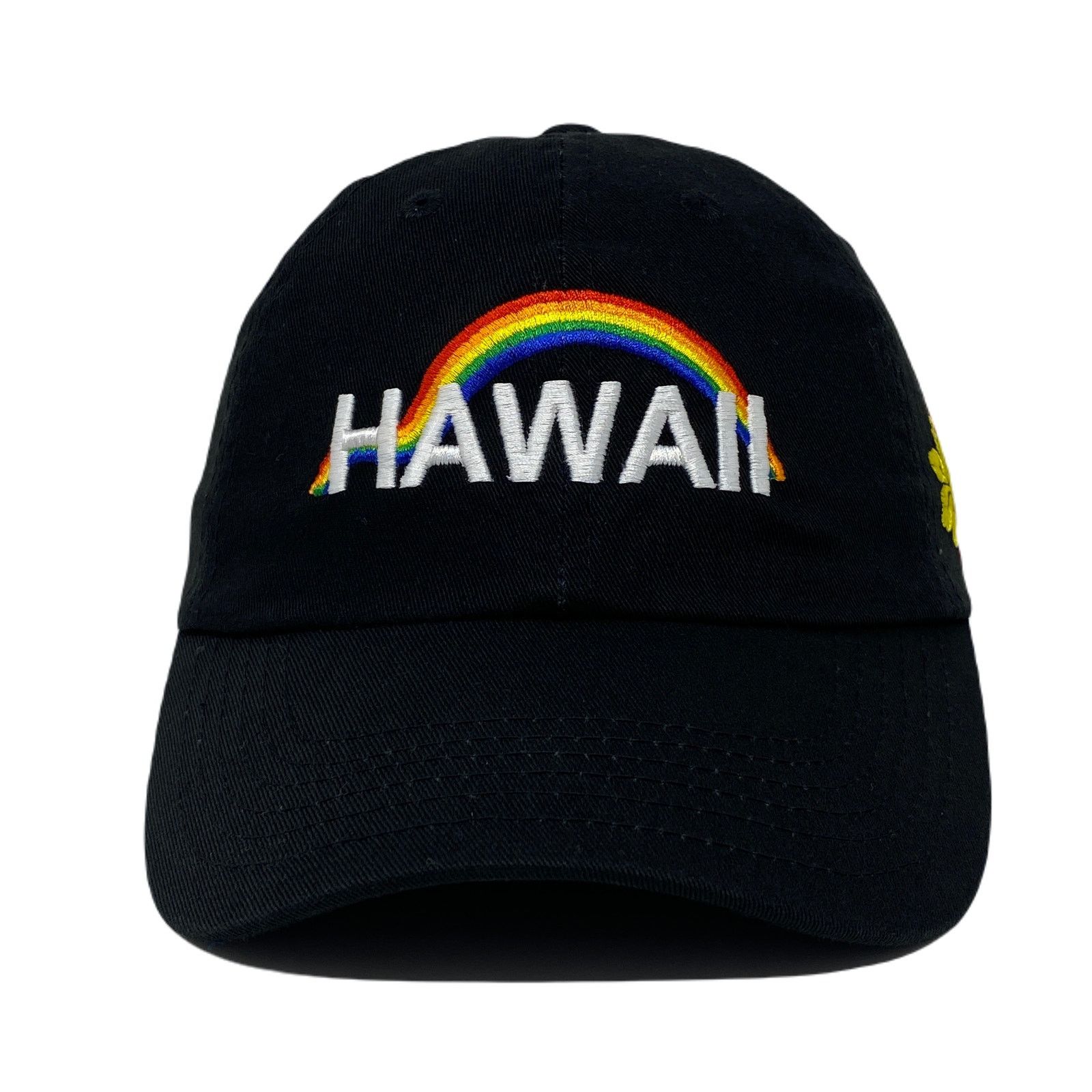 Other Hawaii Aloha Hibiscus Rainbow Island Love Dad Hat Size ONE SIZE - 5 Thumbnail