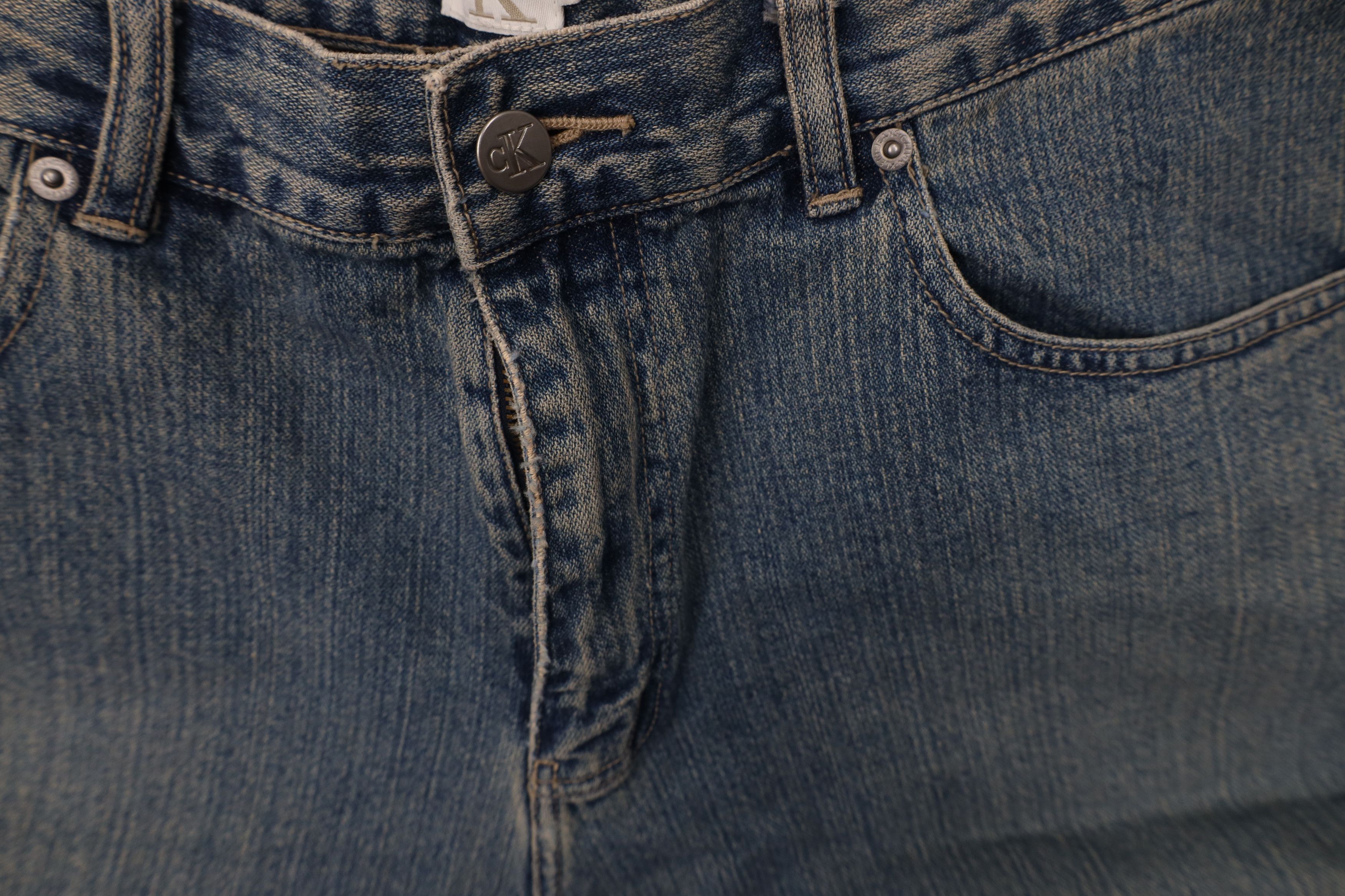Calvin Klein Vintage 90s Y2K Calvin Klein Baggy Wide Leg Denim Jeans Blue Size US 36 / EU 52 - 7 Thumbnail