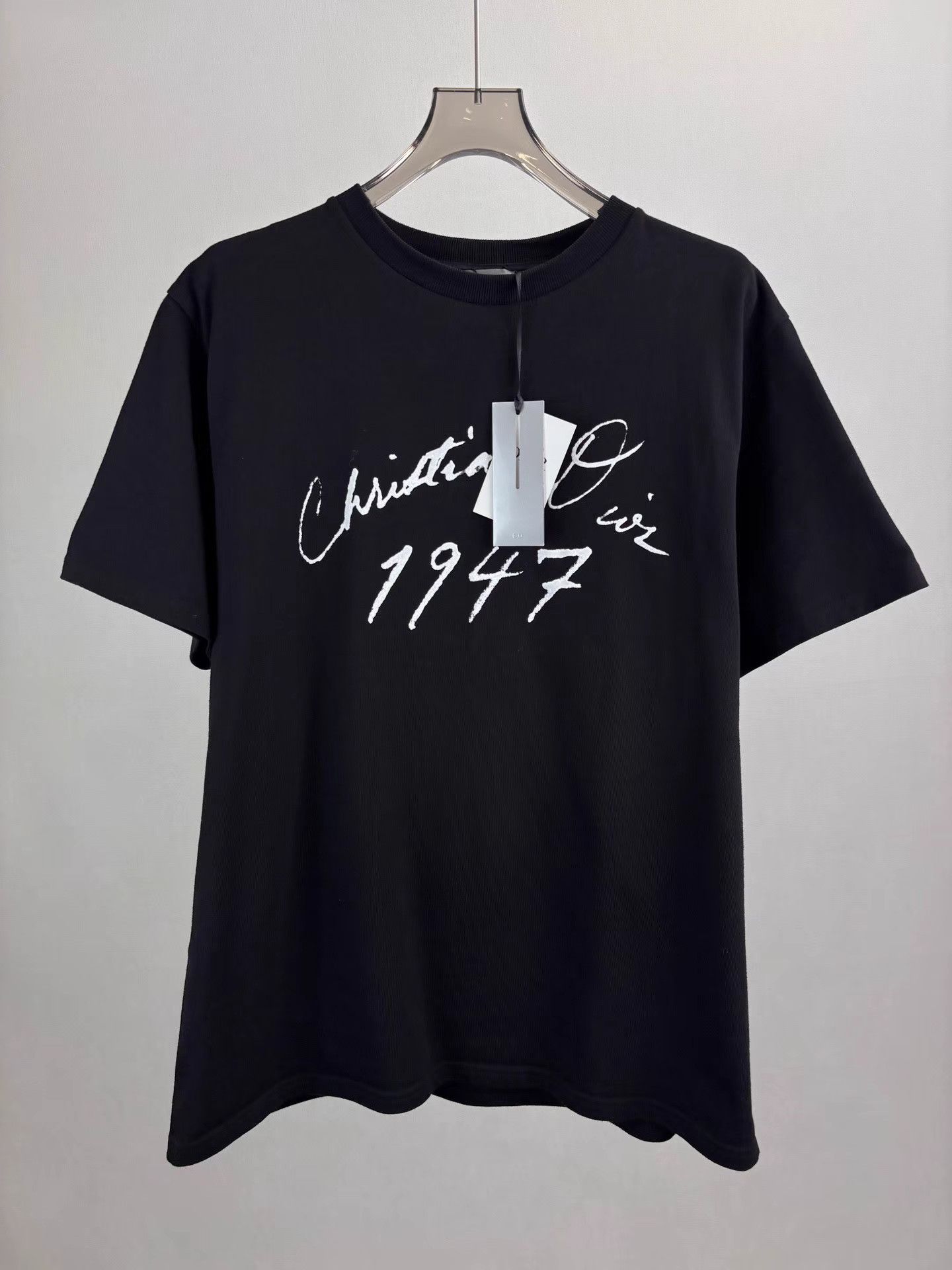Dior Dior Black Letter Printed Short Sleeve K1 Size US XL / EU 56 / 4 - 1 Thumbnail