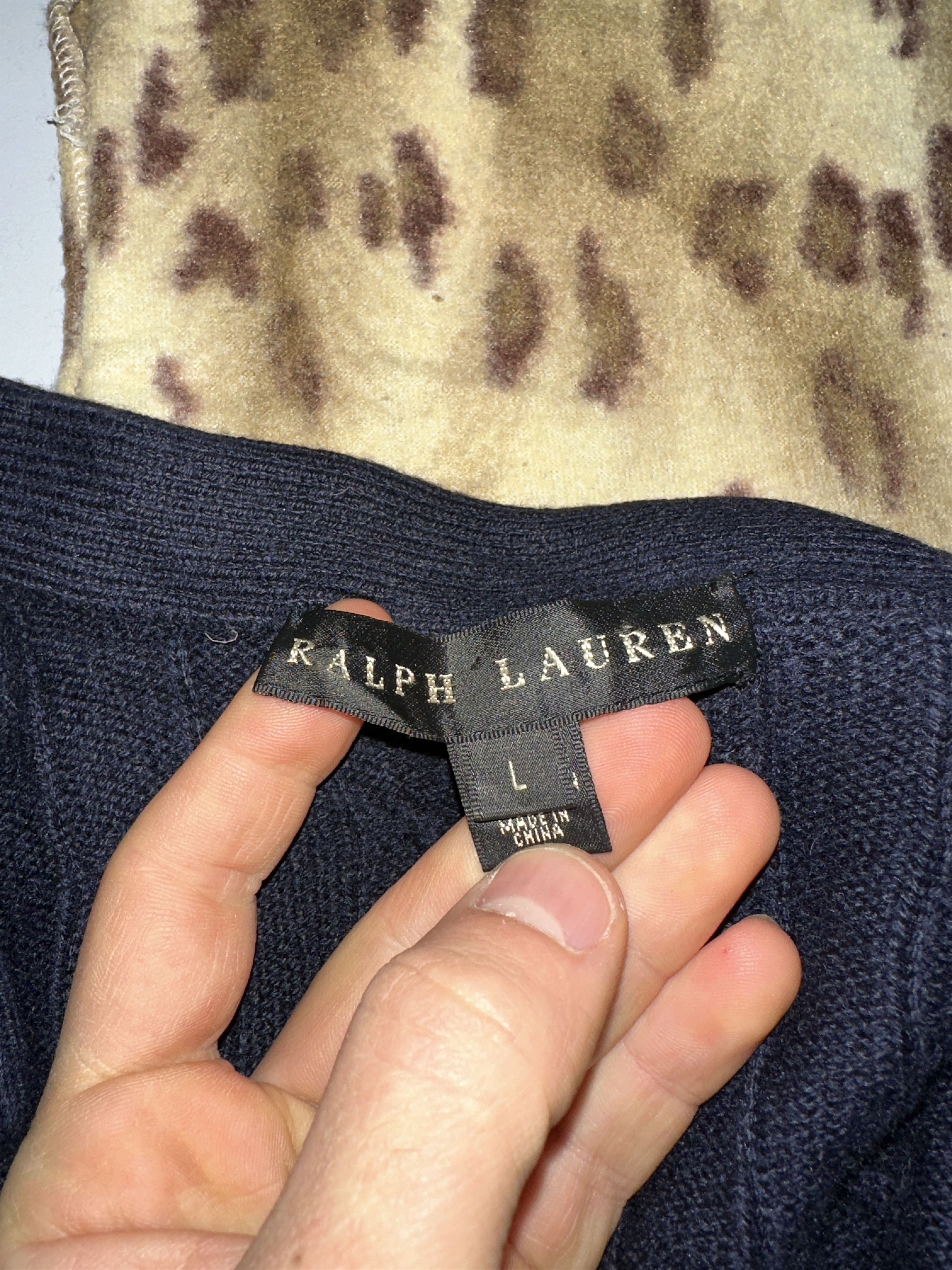 Ralph Lauren Black Label Ralph Lauren Black Label Cashmere Zip Cable Knit Size L Size L / US 10 / IT 46 - 3 Thumbnail