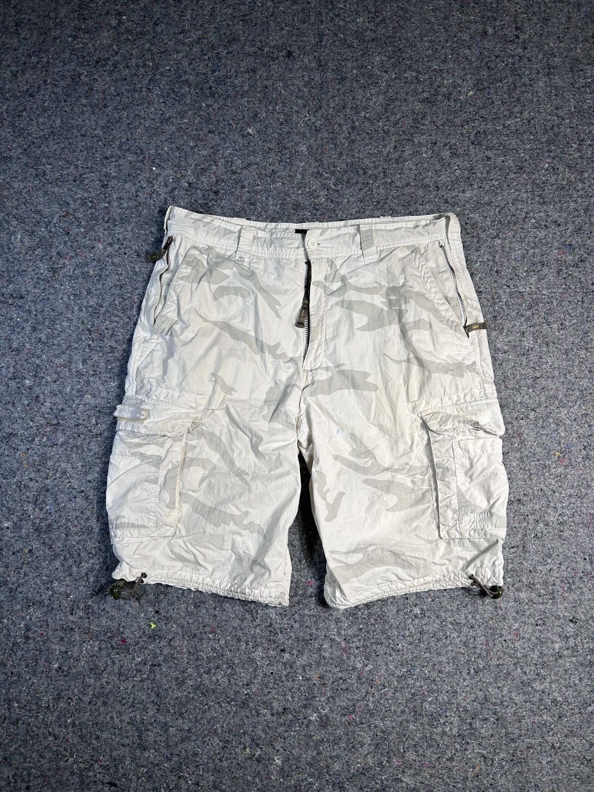 Schott Schott Long Length Camo Cargo Utility Shorts size 34 Size US 34 / EU 50 - 1 Thumbnail