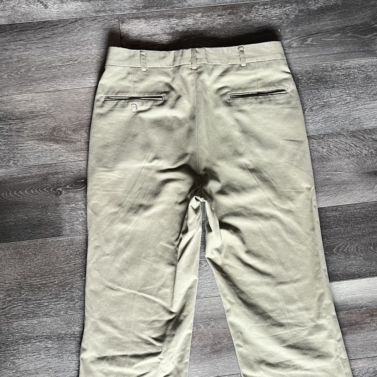 Vintage Vintage 1990s Deansgate USA Pleated Trousers Chino Pants 32 Size US 32 / EU 48 - 3 Thumbnail
