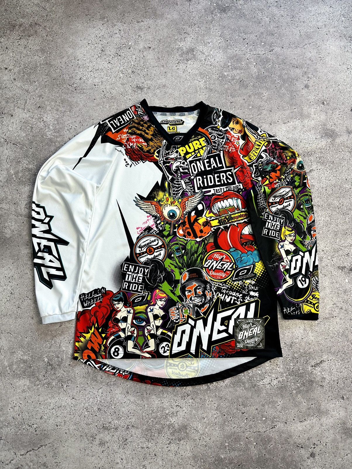 O'Neill Vintage O’neal Mayhem Motocross Racing Jersey Fox Y2K Size US L / EU 52-54 / 3 - 1 Thumbnail