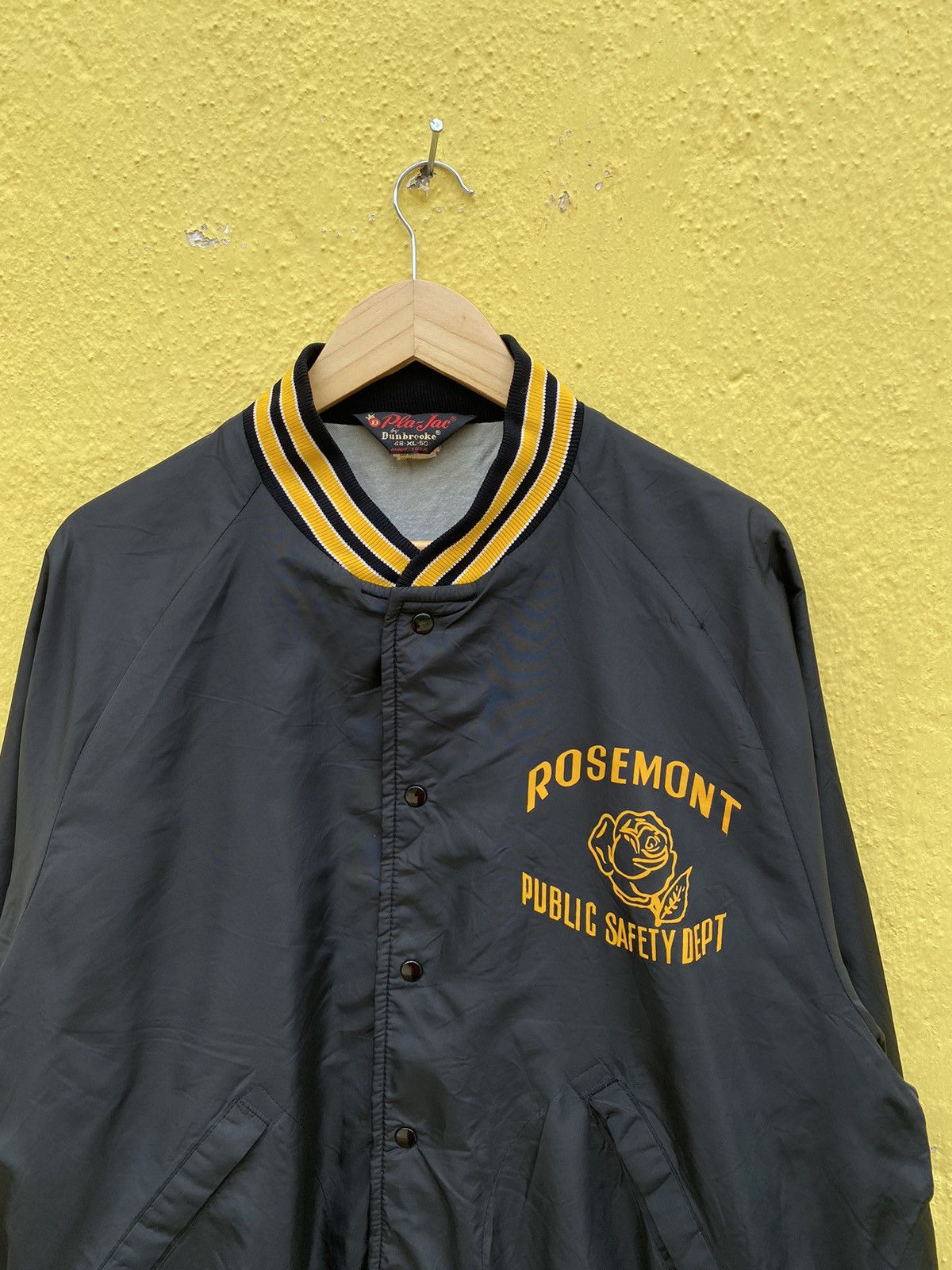 Vintage Vintage pla jac Dunbrooke rosemont satin varsity jacket Size US XL / EU 56 / 4 - 9 Thumbnail