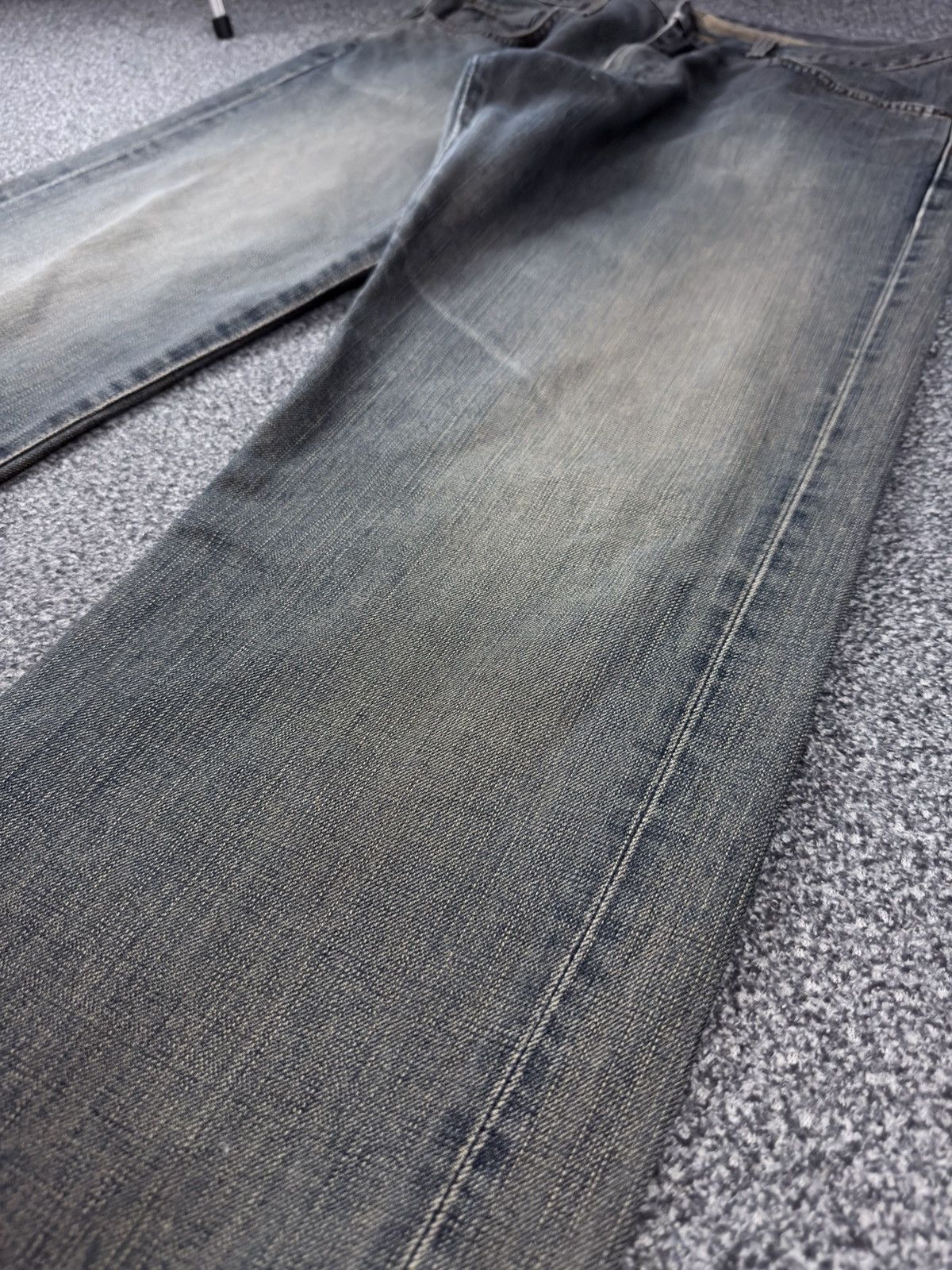 Kapital Vintage 90s Baggy Black Faded Rusty Edwin 503 Denim Jeans Size US 36 / EU 52 - 6 Thumbnail
