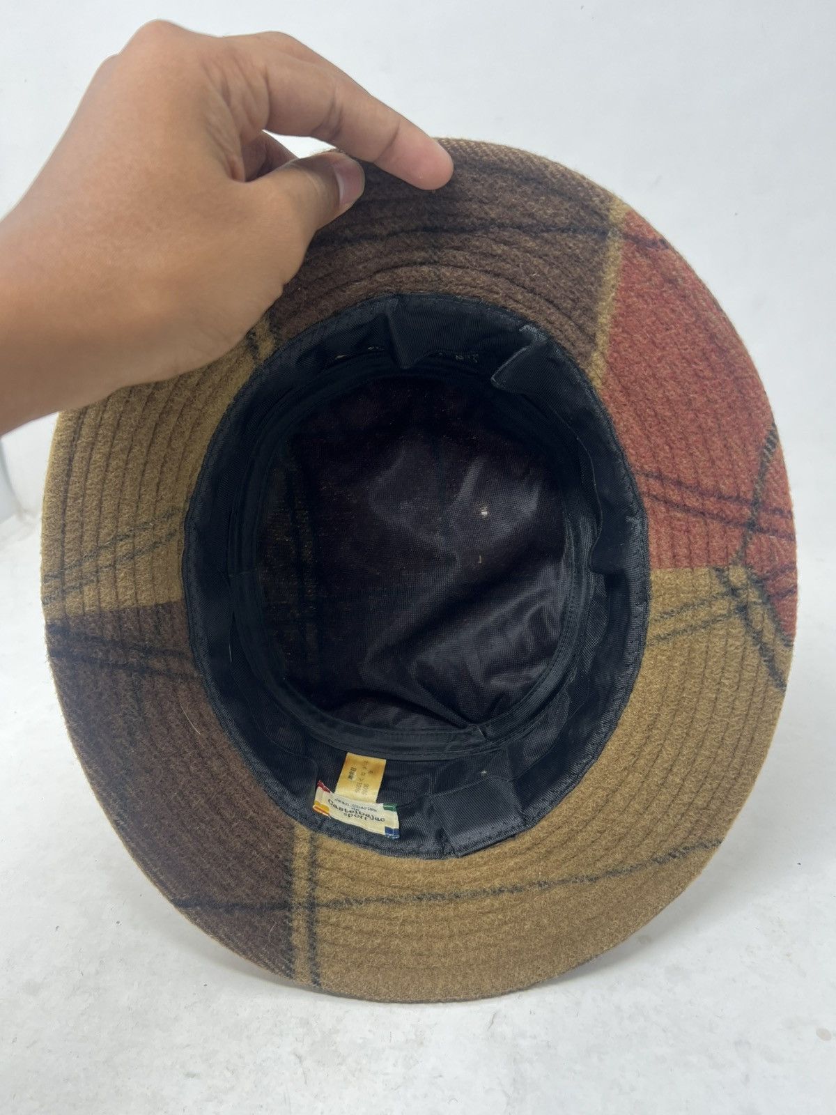 Jean Charles De Castelbajac Jeans Charles Castelbajac Plaid Pattern Hat Cap Size ONE SIZE - 7 Thumbnail