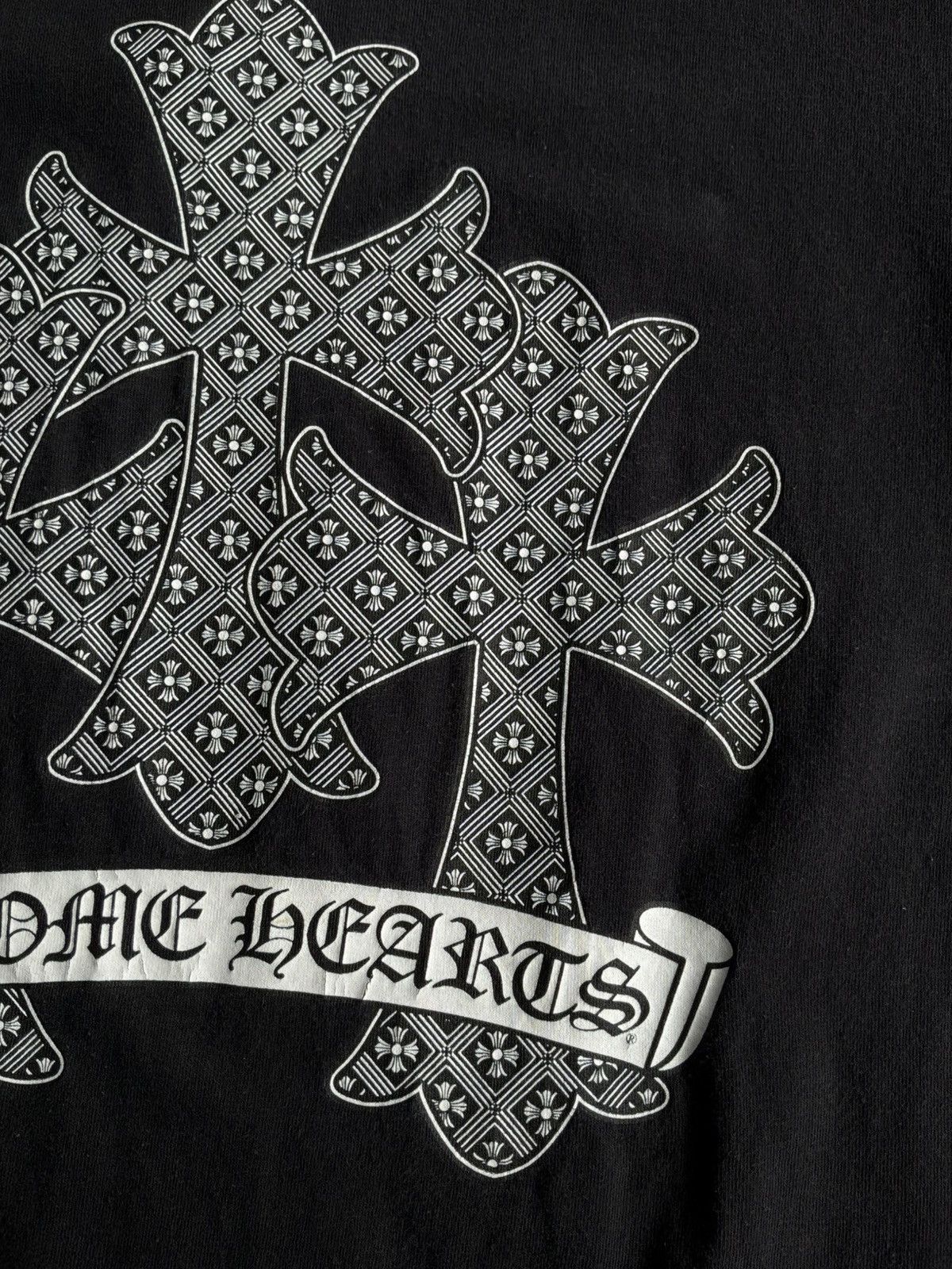 Chrome Hearts Rare Vintage - Triple Cross Monogram Tee Size US M / EU 48-50 / 2 - 11 Thumbnail