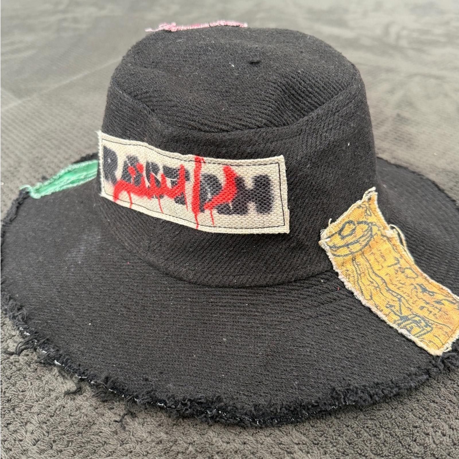 Other Custom made by Zain Ahmad 1 of 1 original Rastah bucket hat Size ONE SIZE - 2 Thumbnail