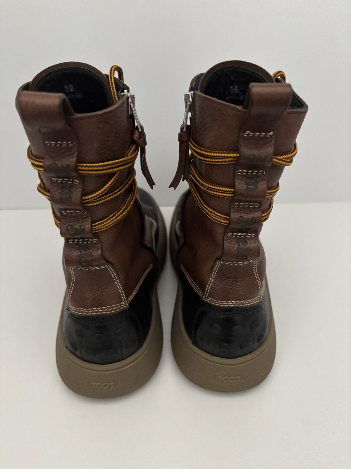 Moncler × Palm Angels × Tod's Moncler x Tod’s x Palm Angels Gommino Leather Boots Size US 11.5 / EU 44-45 - 5 Thumbnail