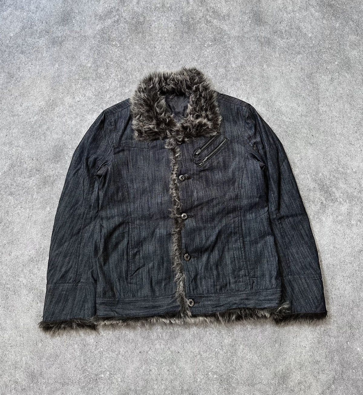 If Six Was Nine Semantic Design Fur Jacket Vkei Ifsix Lgb Style Size US L / EU 52-54 / 3 - 2 Thumbnail