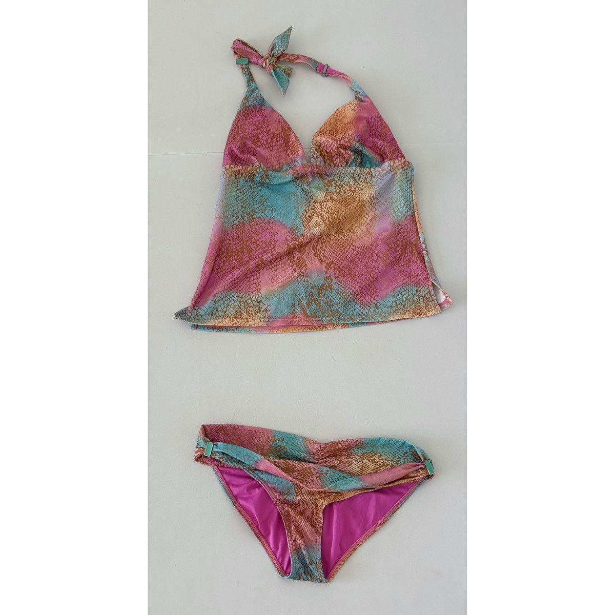 Other Raisins Snakeskin Tankini Top Bottoms Swimwear Set Size S ✨ Size S / US 4 / IT 40 - 5 Thumbnail