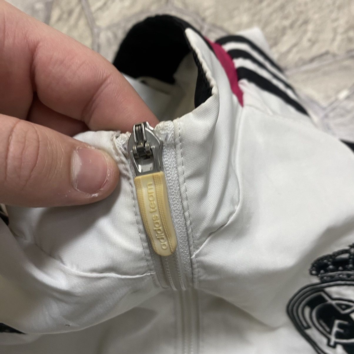 Adidas Vintage Adidas Real Madrid Football Jacket Soccer Track Top Size US S / EU 44-46 / 1 - 12 Thumbnail