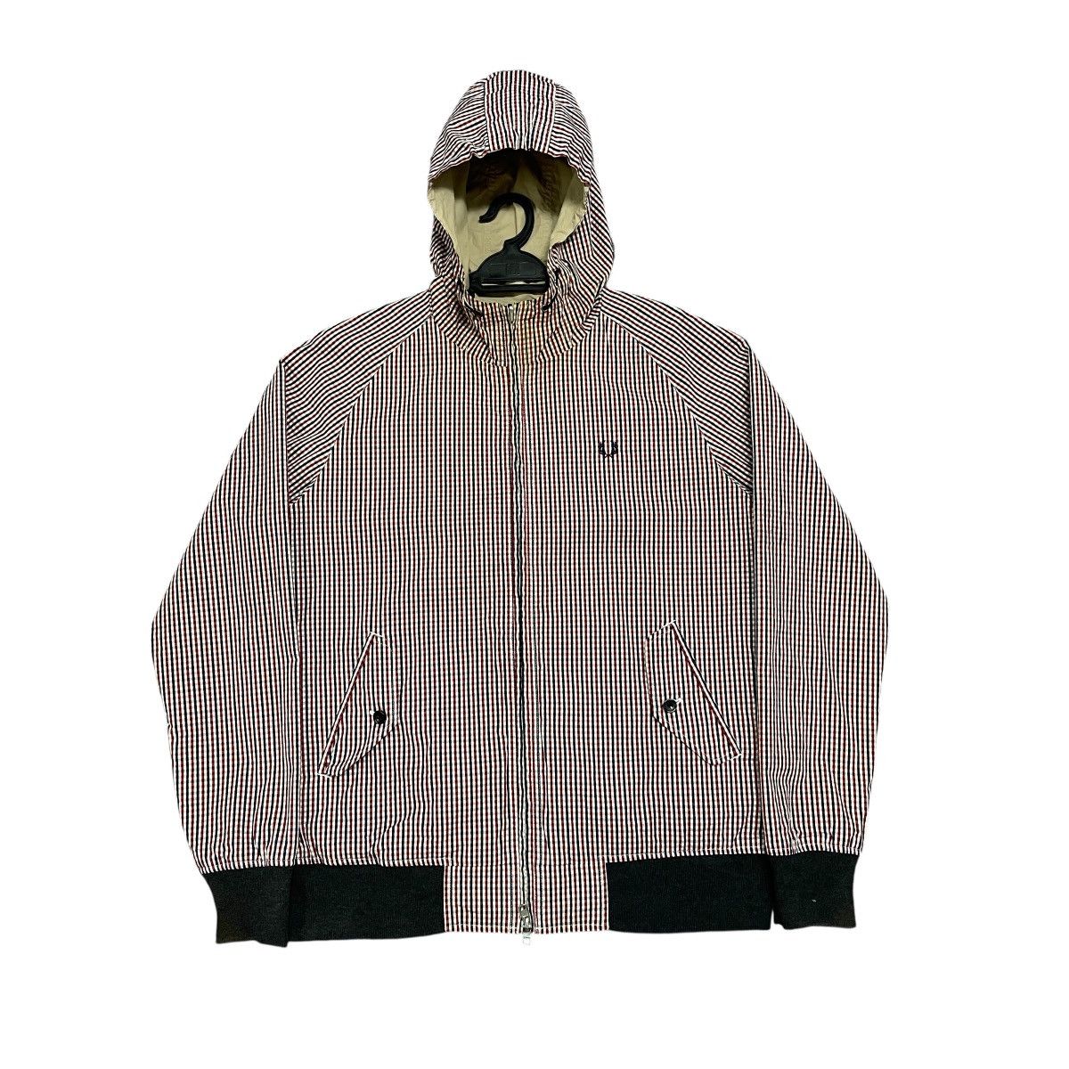 Fred Perry Fred Perry Japan Reversible Check Parka Hooded Jacket Size US XL / EU 56 / 4 - 1 Thumbnail