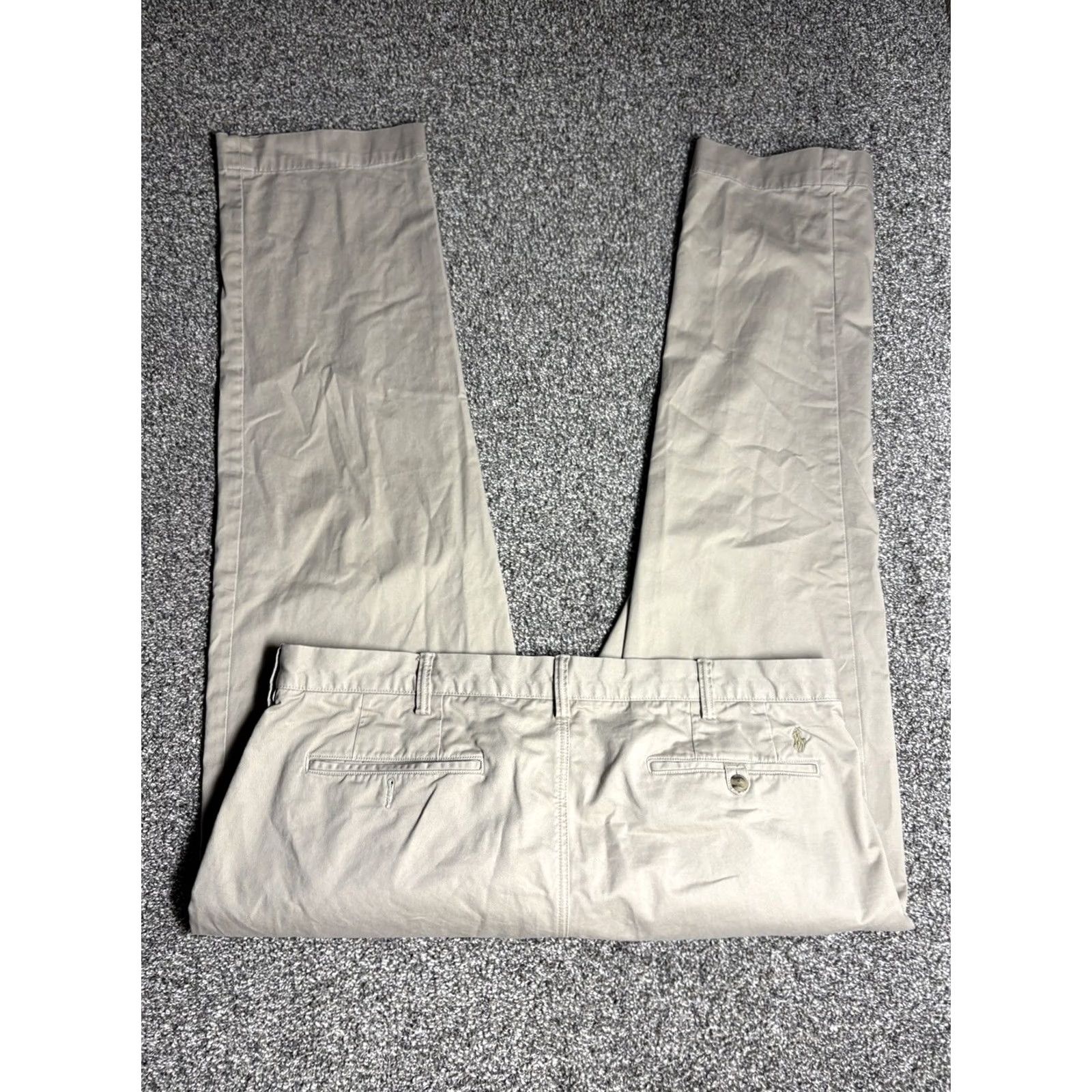 Polo Ralph Lauren Polo Ralph Lauren Bedford Chino Pants Mens 38x30 Stretch Straight Tan Khaki Size US M / EU 48-50 / 2 - 2 Thumbnail