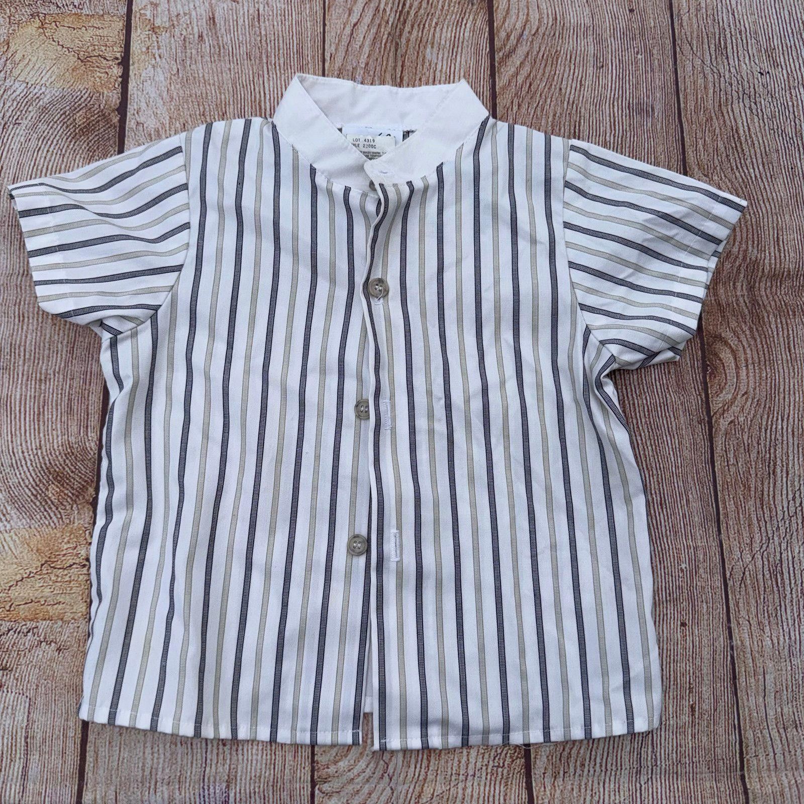 Other Michael James Striped Short Sleeve Shirt - 18 Months Size US XXS / EU 40 - 1 Thumbnail