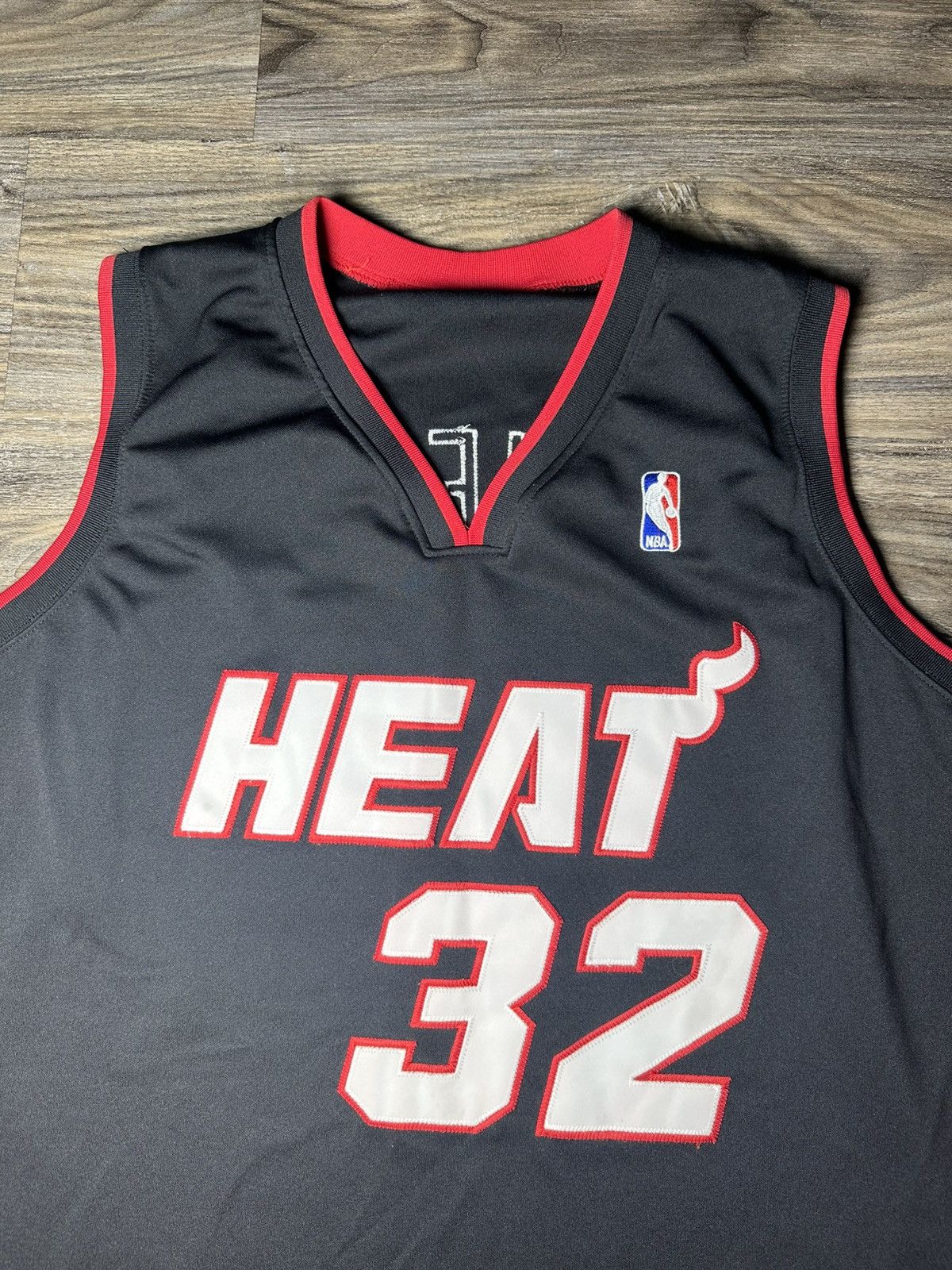 NBA Men's Miami Heat Shaquille O'Neal Mitchell Authentic Jersey Size US XL / EU 56 / 4 - 3 Thumbnail