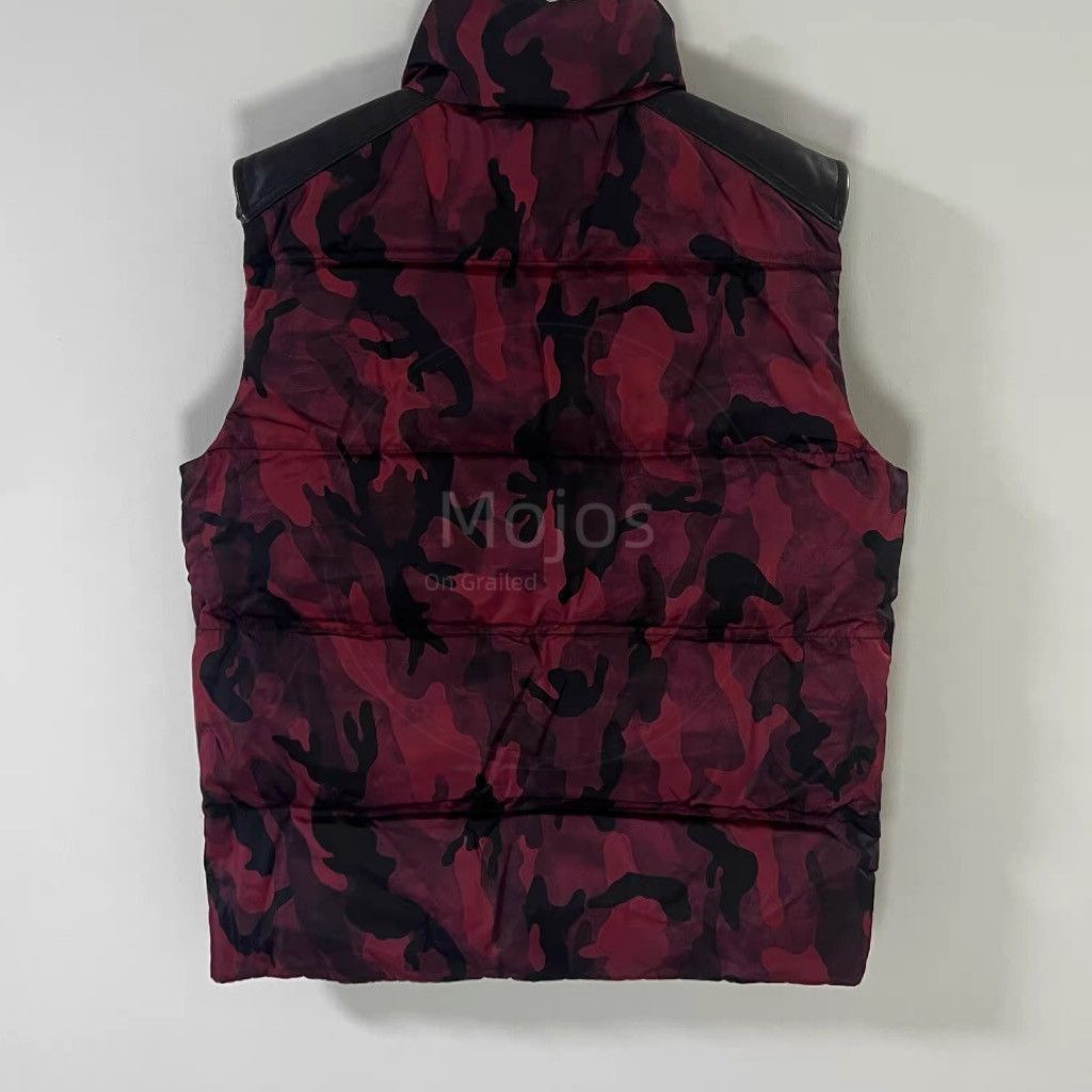 Prada Sz 48 Prada Camo Leather Patch Puffer Vest-2508 Size US M / EU 48-50 / 2 - 2 Thumbnail