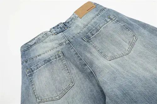 Other Retro loose wide-leg punk split stitching scimitar jeans Size US 34 / EU 50 - 4 Thumbnail