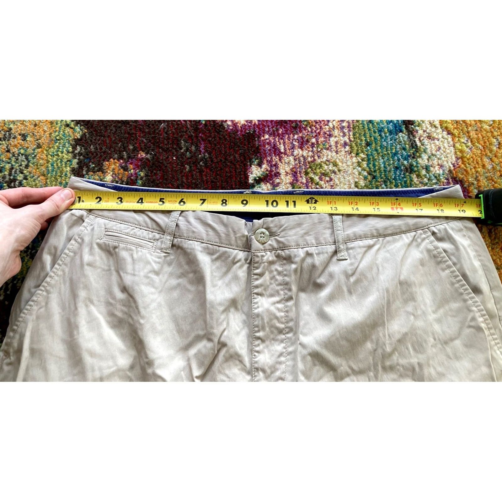 johnnie-O Johnnie-O Pants Khaki Beige Mens 38 38x28 Chino Preppy Golf Travel Countries Sports Inseam 28 Regular Mens Size US 38 / EU 54 - 6 Thumbnail