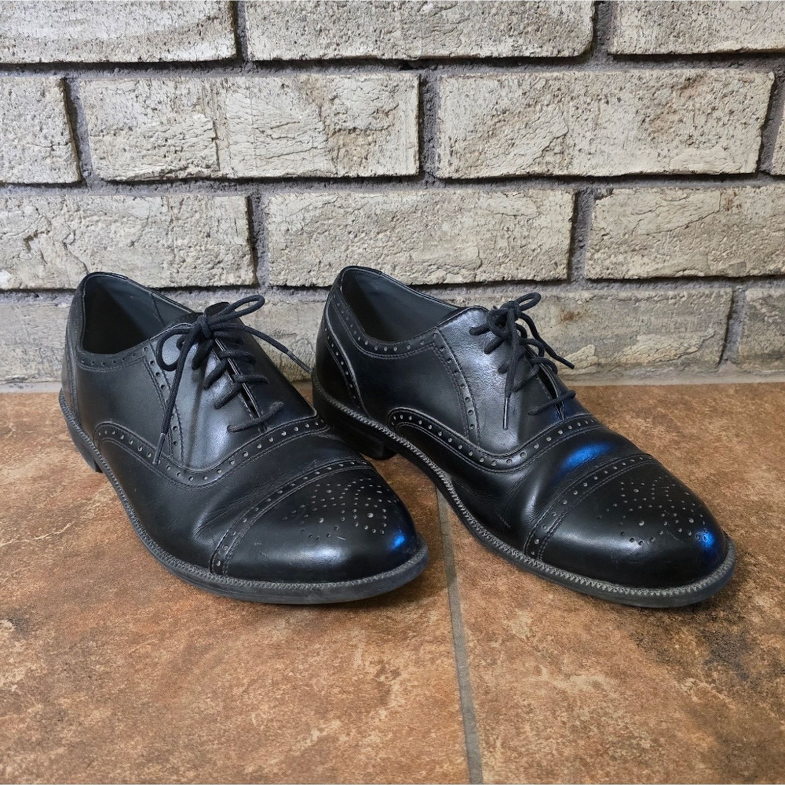 Other Black | DEER STAGS | Seville Leather Oxford Size US 9 / EU 42 - 2 Thumbnail