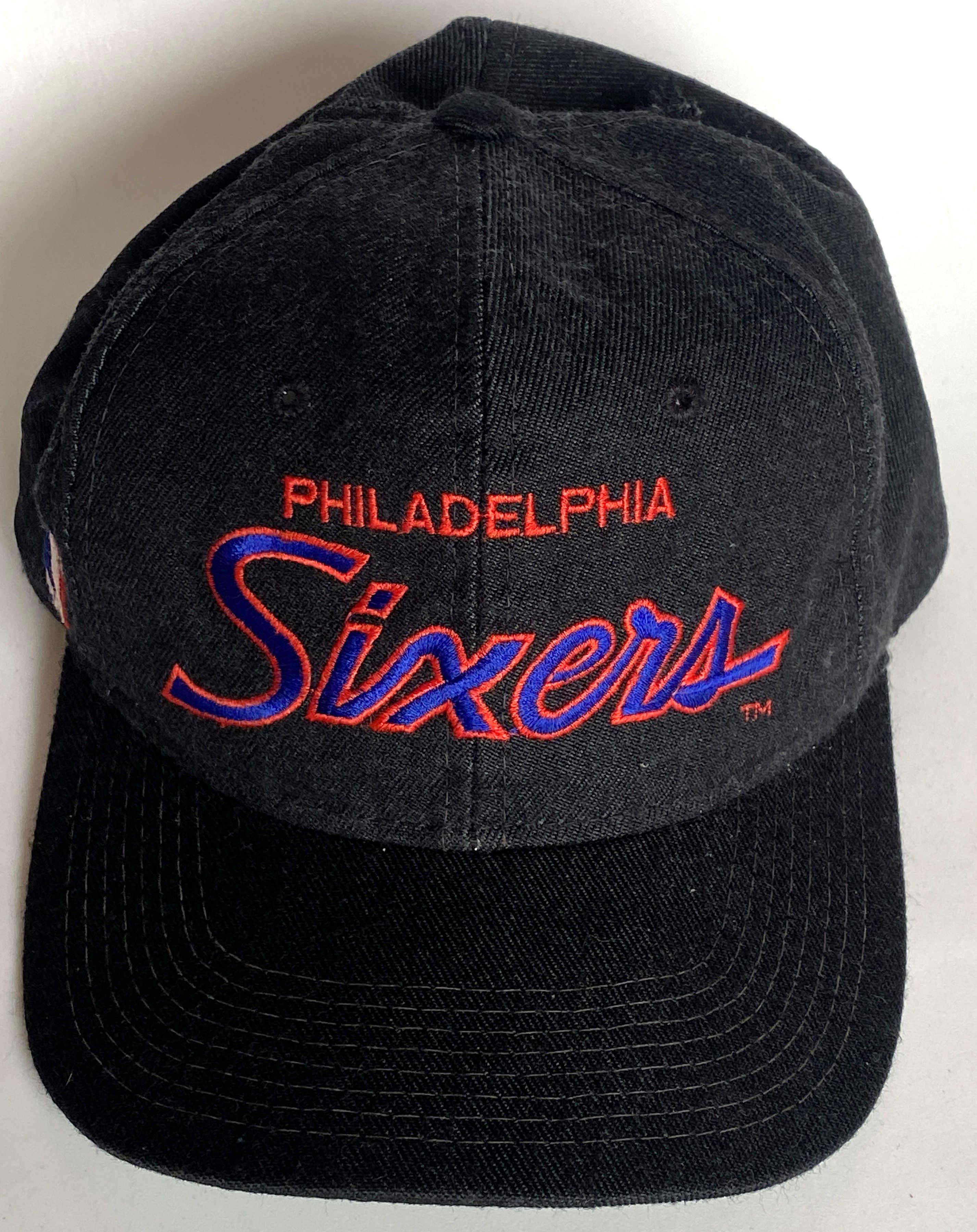 Sports Specialties Philadelphia 76ers Sixers SCRIPT snapback hat NBA vtg Size ONE SIZE - 1 Thumbnail