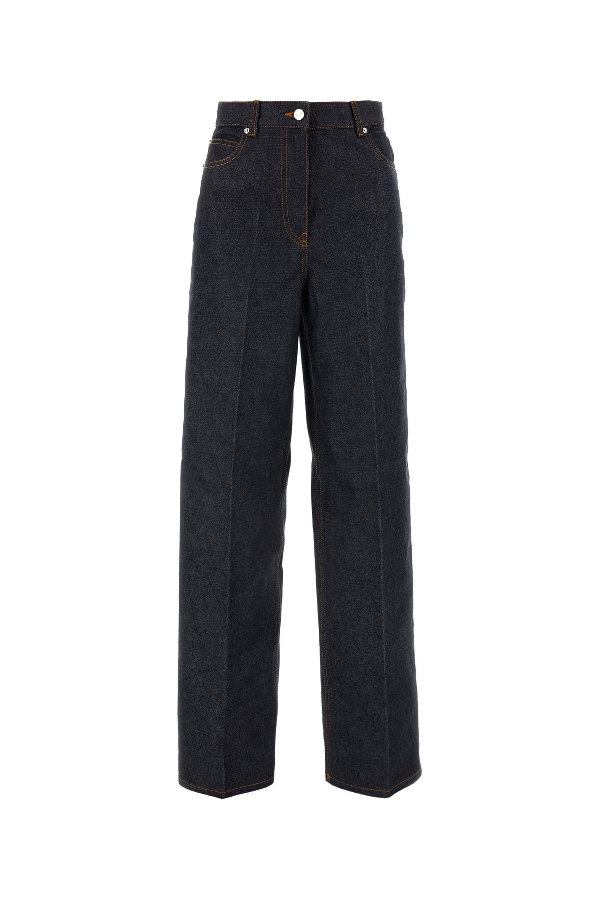 image of Salvatore Ferragamo Pantalone in Mixed Colours, Women's (Size 26)