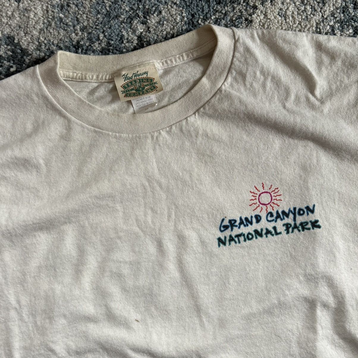 Vintage 90s Fred Harvey HEAVYWEiGHT SLUB GRAND CANYON NATiONAL PARK Size US XL / EU 56 / 4 - 6 Thumbnail