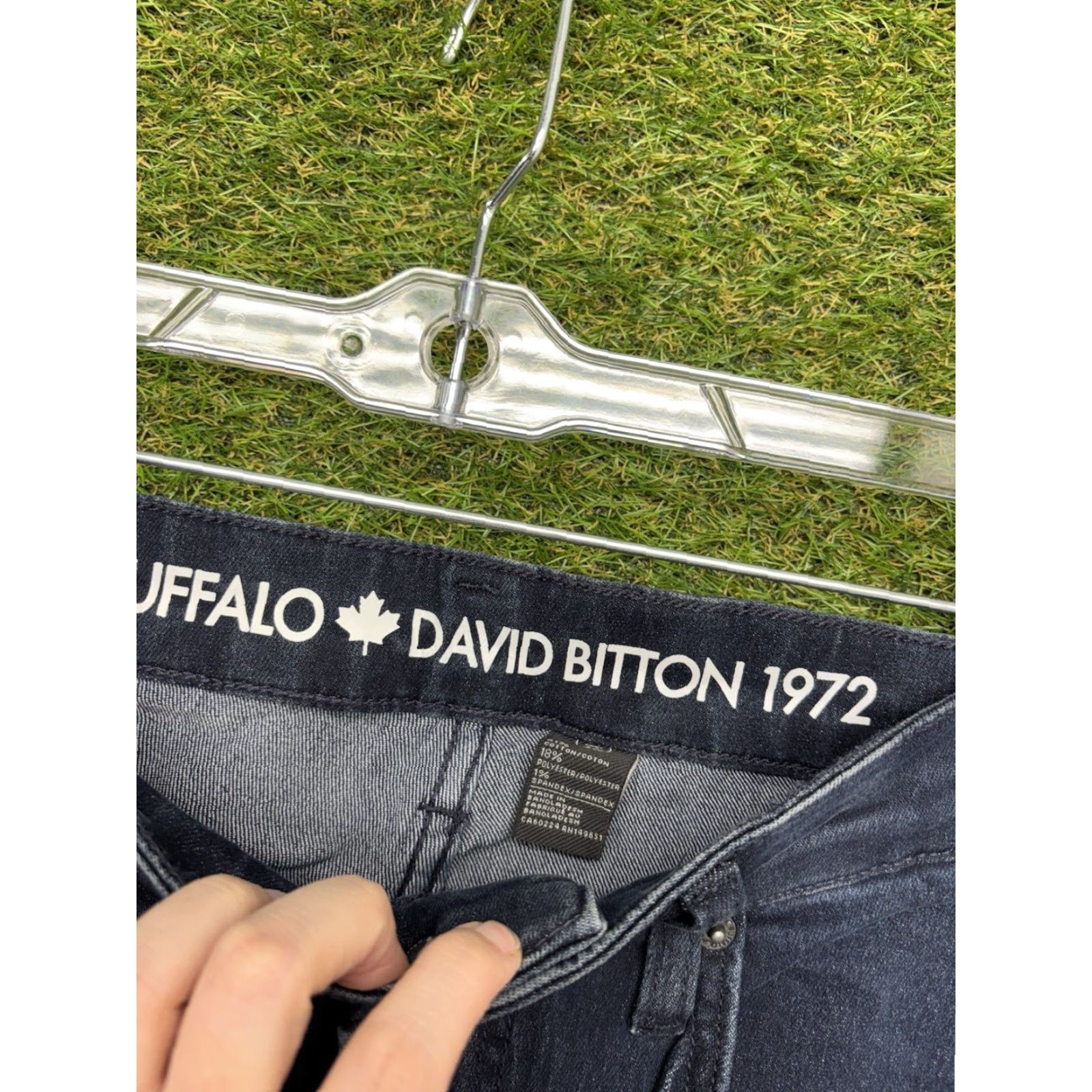 Buffalo David Bitton Buffalo David Bitton Jeans Mens 34x32 Slim Fit Straight Blue Ash-X Stretch NWT Jeans Size US 34 / EU 50 - 5 Thumbnail