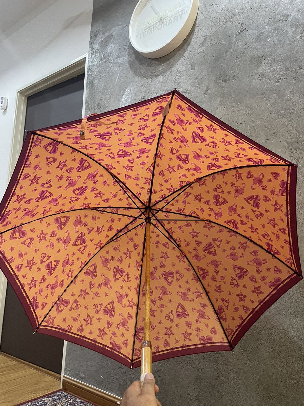 Vivienne Westwood Vivienne Westwood “Orb Skull Love “ Umbrella Size ONE SIZE - 13 Thumbnail