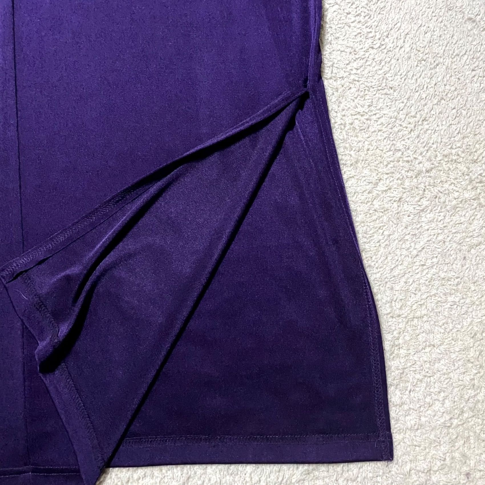 Coldwater Creek Coldwater Creek Womens Dress 1X Purple Sleeveless Round Neck Midi Sheath Plus Size Summer 1457 Size XL / US 12-14 / IT 48-50 - 8 Thumbnail