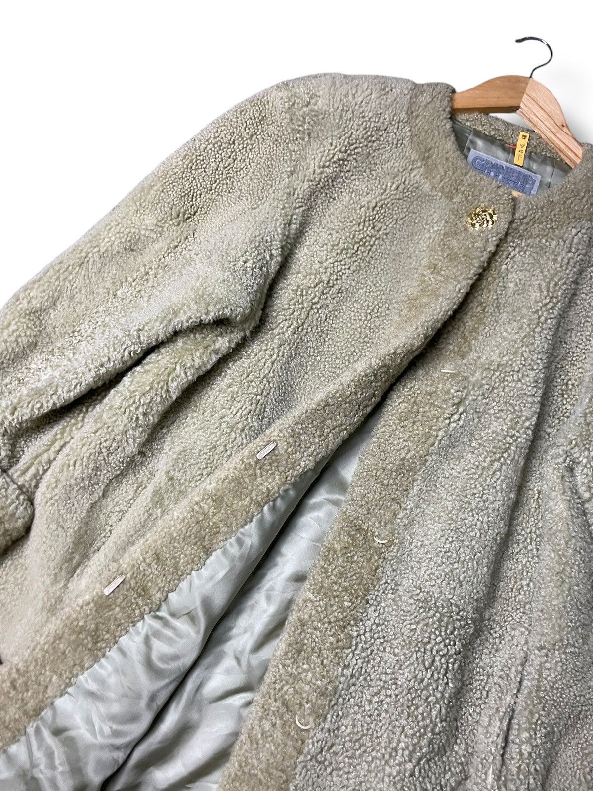 Japanese Brand × Vintage Erika Granieri Brand Wool Fur Coat (59) Size US S / EU 44-46 / 1 - 8 Thumbnail