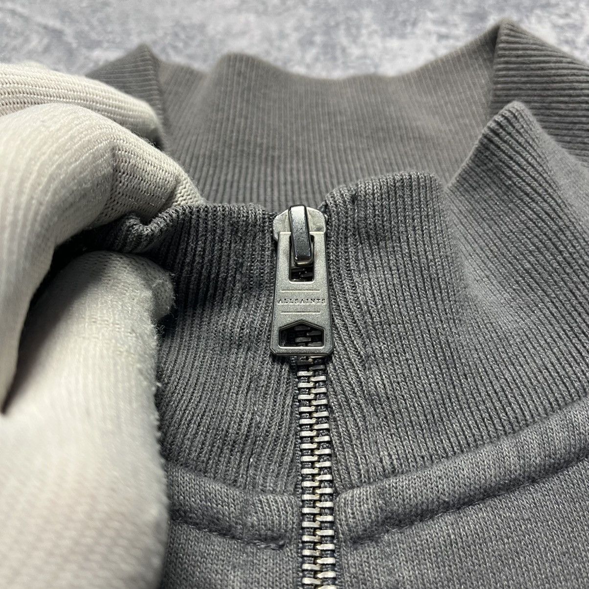 Allsaints Vintage Allsaints 1/3 Zip Gray Sweatshirt Streetwear Y2K Size US M / EU 48-50 / 2 - 6 Thumbnail