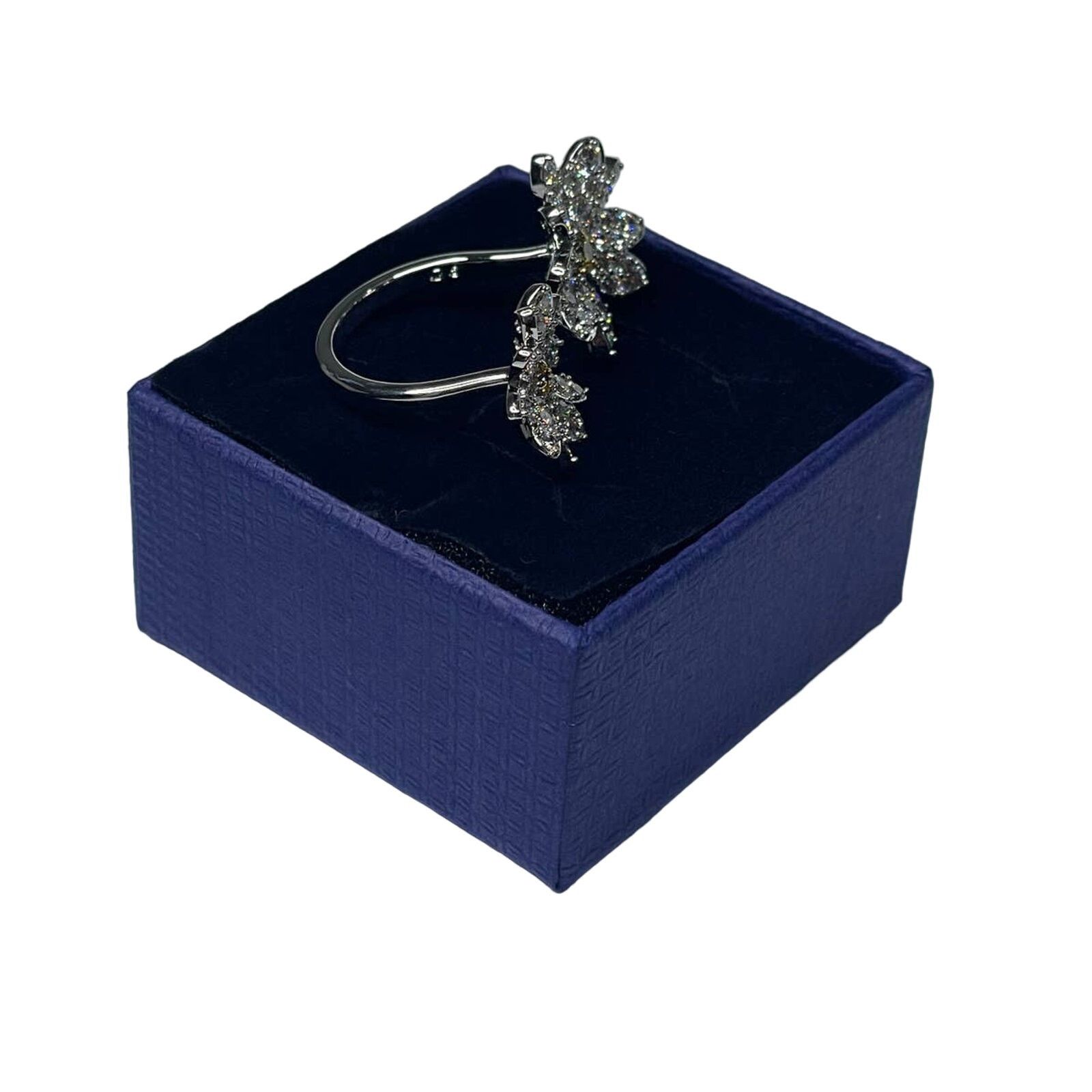 Swarovski Swarovski Eternal Flower open ring Mixed metal finish 50/ 5 Size ONE SIZE - 5 Thumbnail