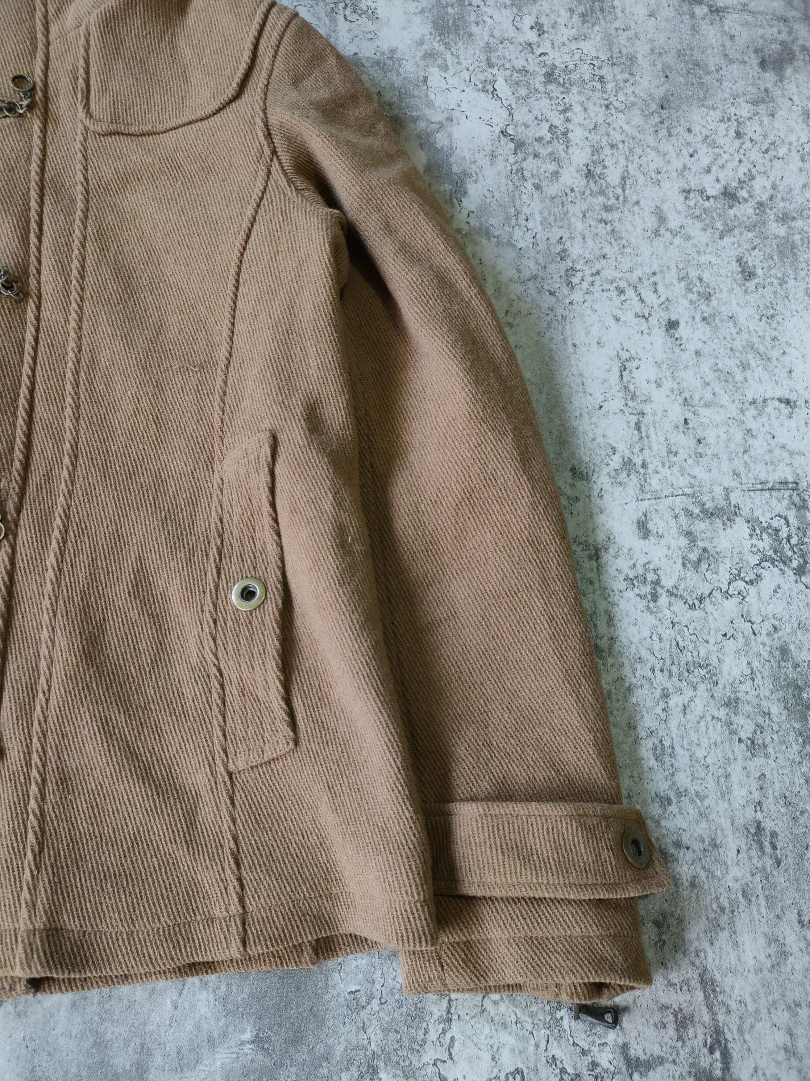 Semantic Design duffle jacket fur hoodie