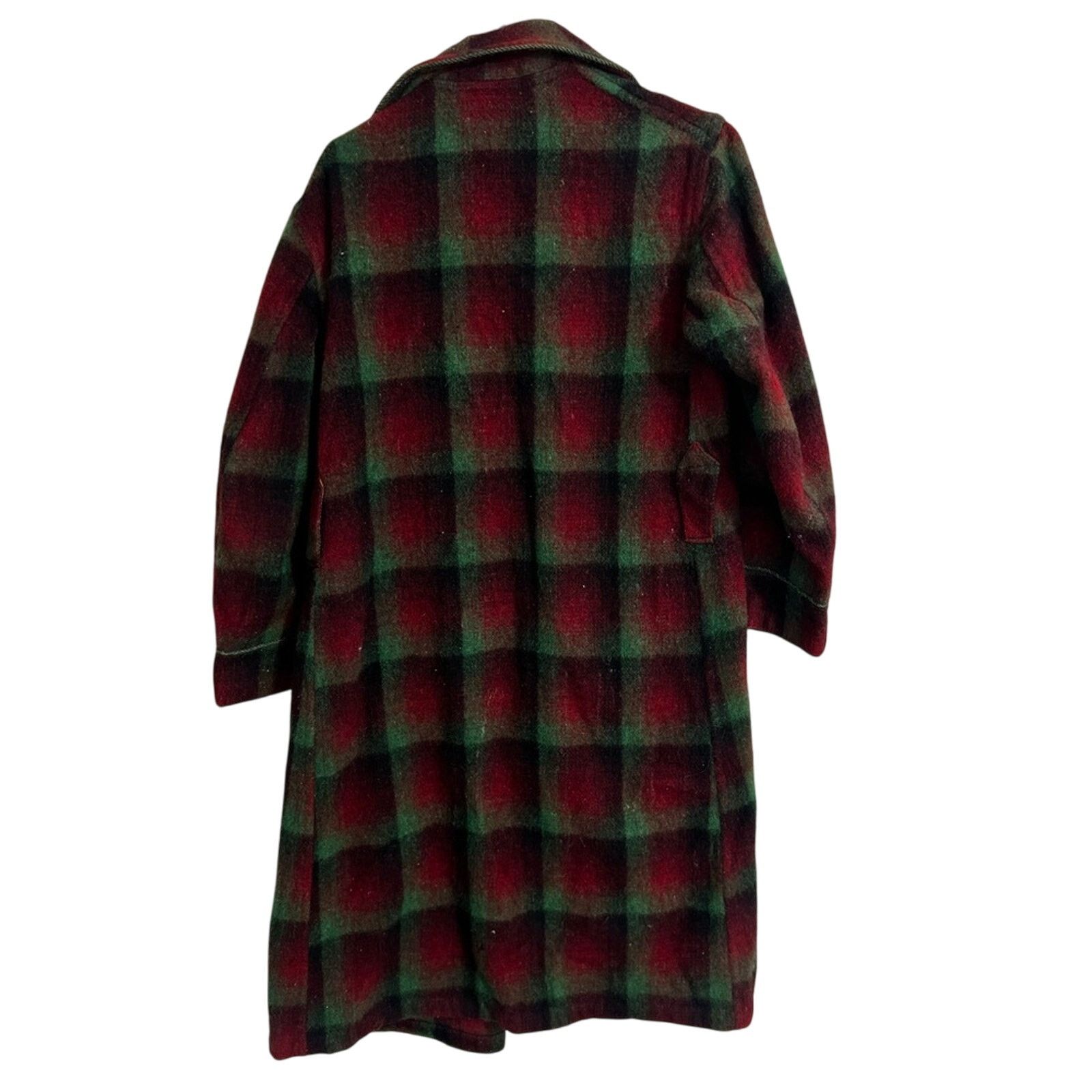 Vintage VINTAGE 40S Grenville Fabric Heavy Wool Blanket Plaid Jacket Size US L / EU 52-54 / 3 - 2 Thumbnail