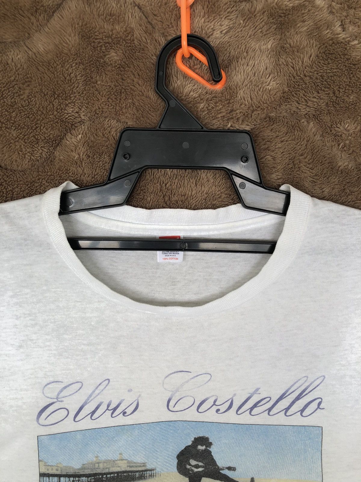 Band Tees Vintage 90s Elvis Costello Tour Tee Size US L / EU 52-54 / 3 - 6 Thumbnail