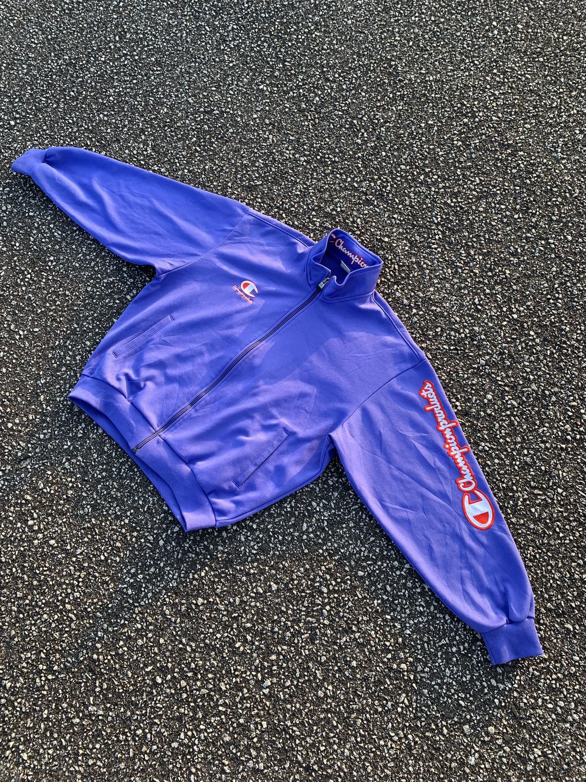 Champion × Vintage Vintage Champion Track Jacket Zip Sweatshirt Sportswear y2k Size US S / EU 44-46 / 1 - 3 Thumbnail