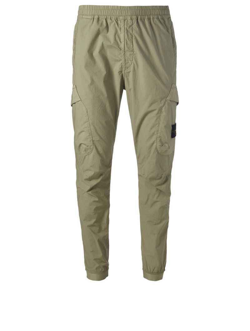 image of Stone Island Cargo Pants in Green, Men's (Size 36)