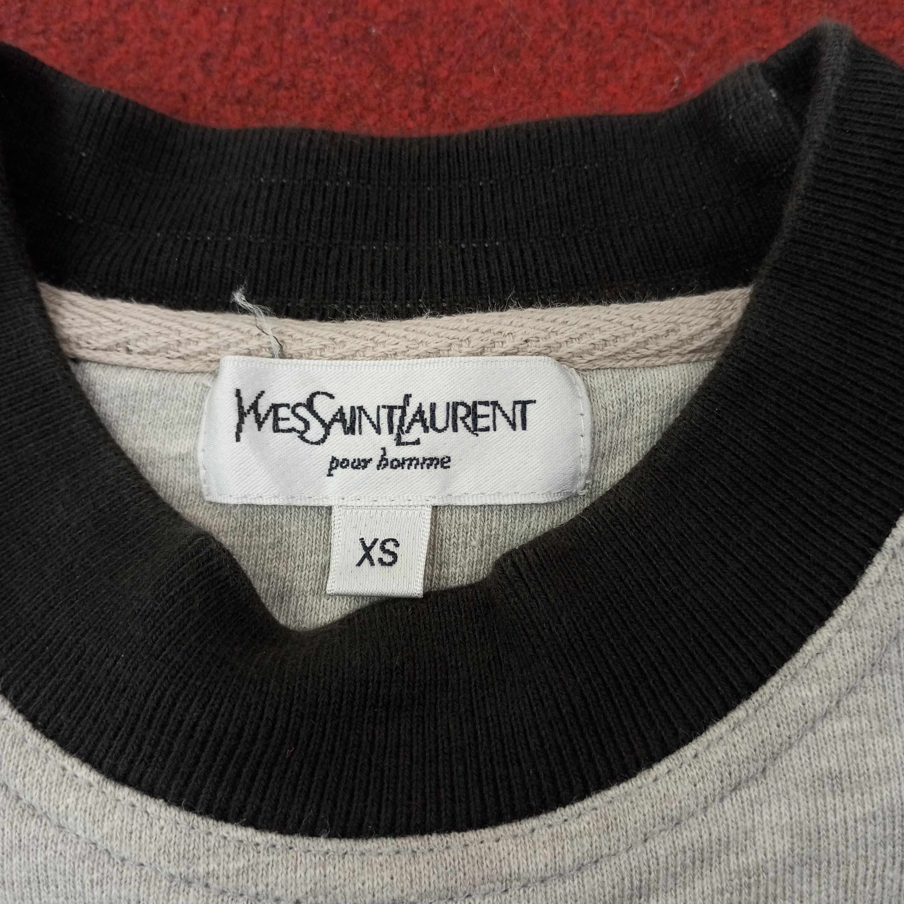 Yves Saint Laurent Yves Saint Laurent Fashion Brand Sweatshirt c250n13 Size US S / EU 44-46 / 1 - 7 Thumbnail