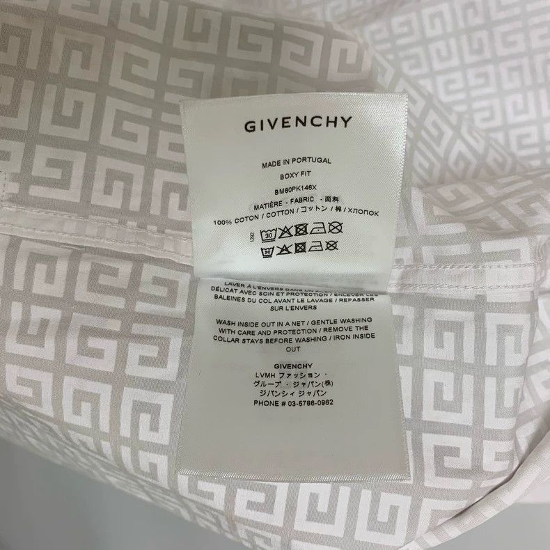 Givenchy givenchy logo print short sleeve shirt-2507 Size US L / EU 52-54 / 3 - 3 Thumbnail