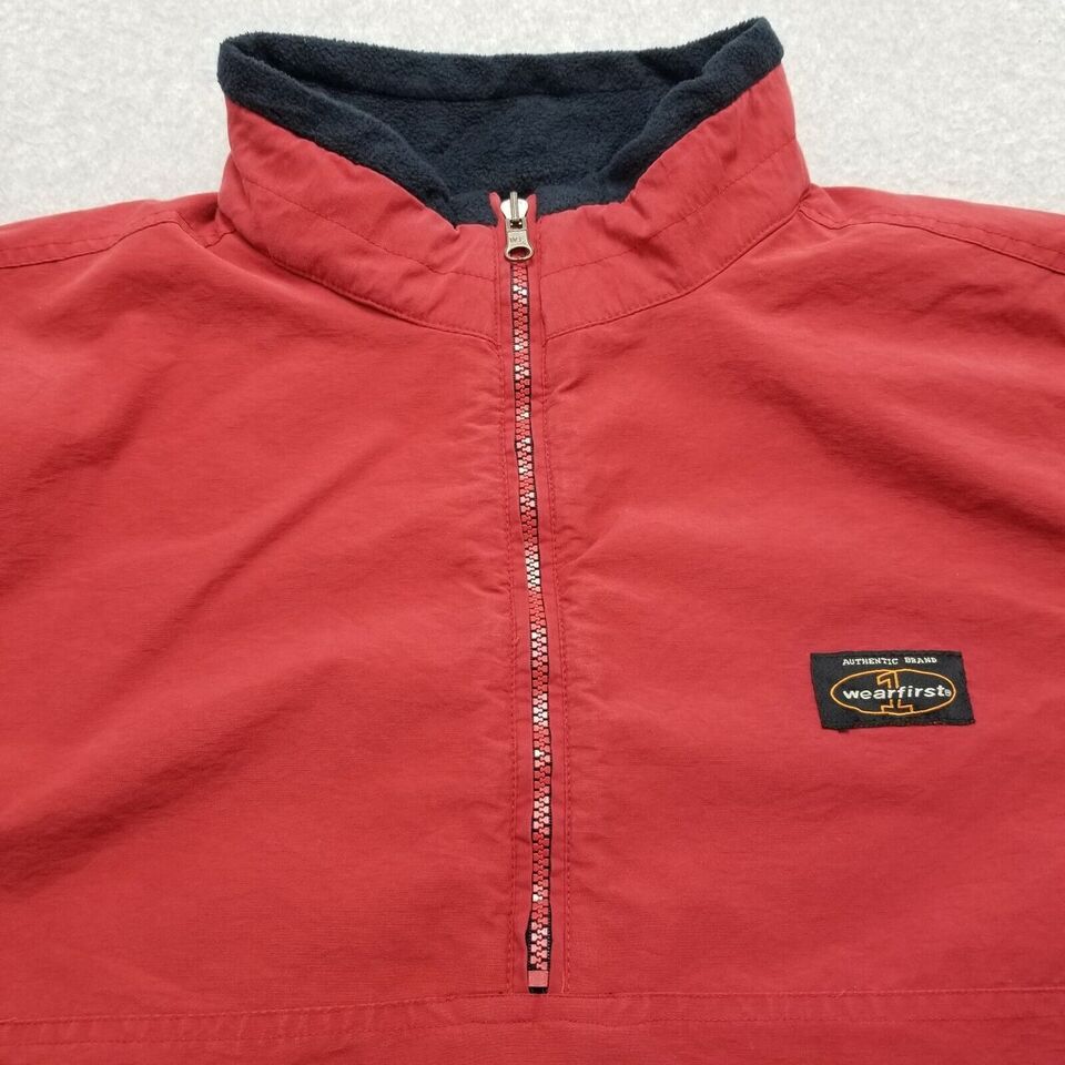 Other Wearfirst Jacket Mens XL Red Full Zip Pockets Size US XL / EU 56 / 4 - 9 Thumbnail