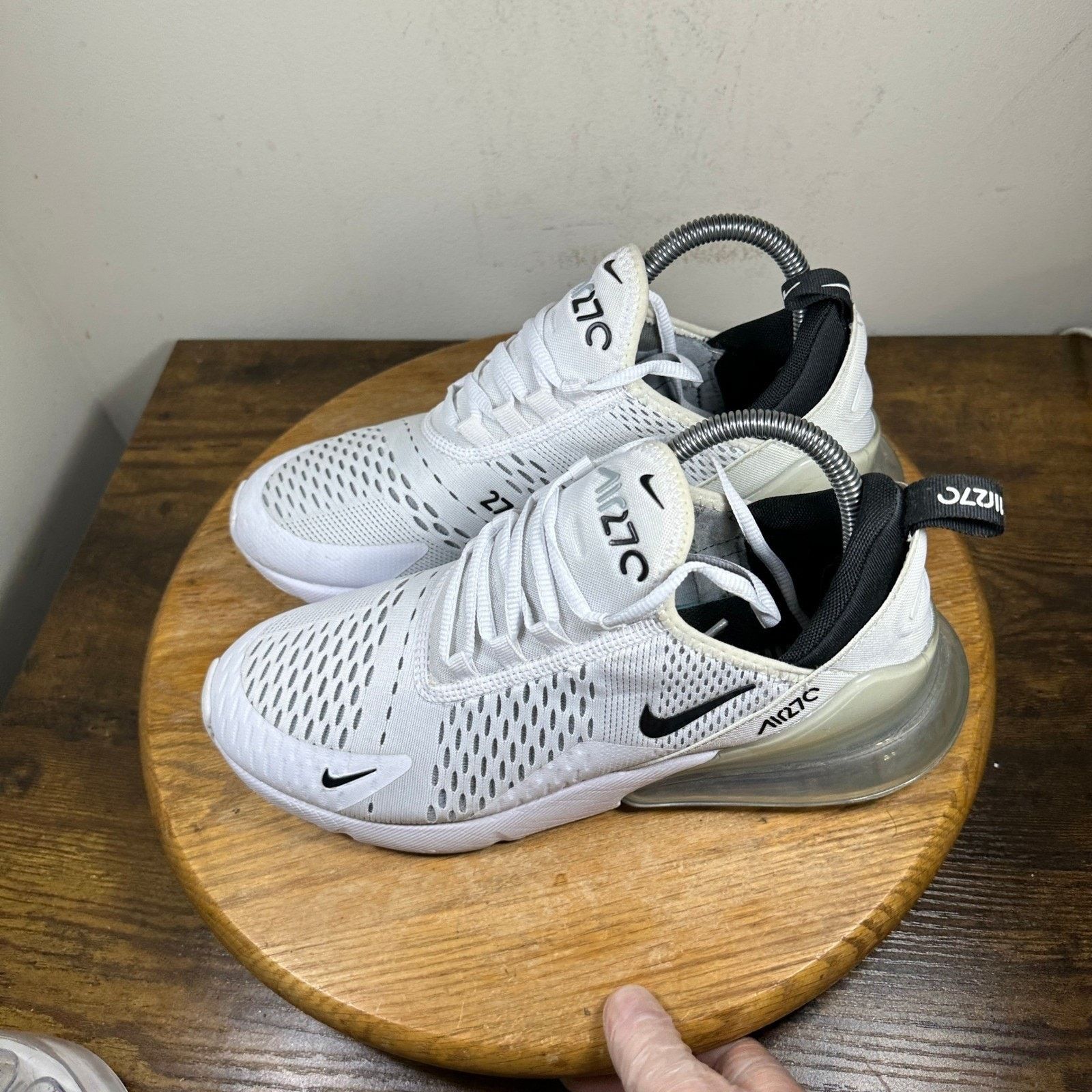Nike Nike Air Max 270 Men's White Black Shoes AH8050-100 US 8 Size US 8 / EU 41 - 7 Thumbnail
