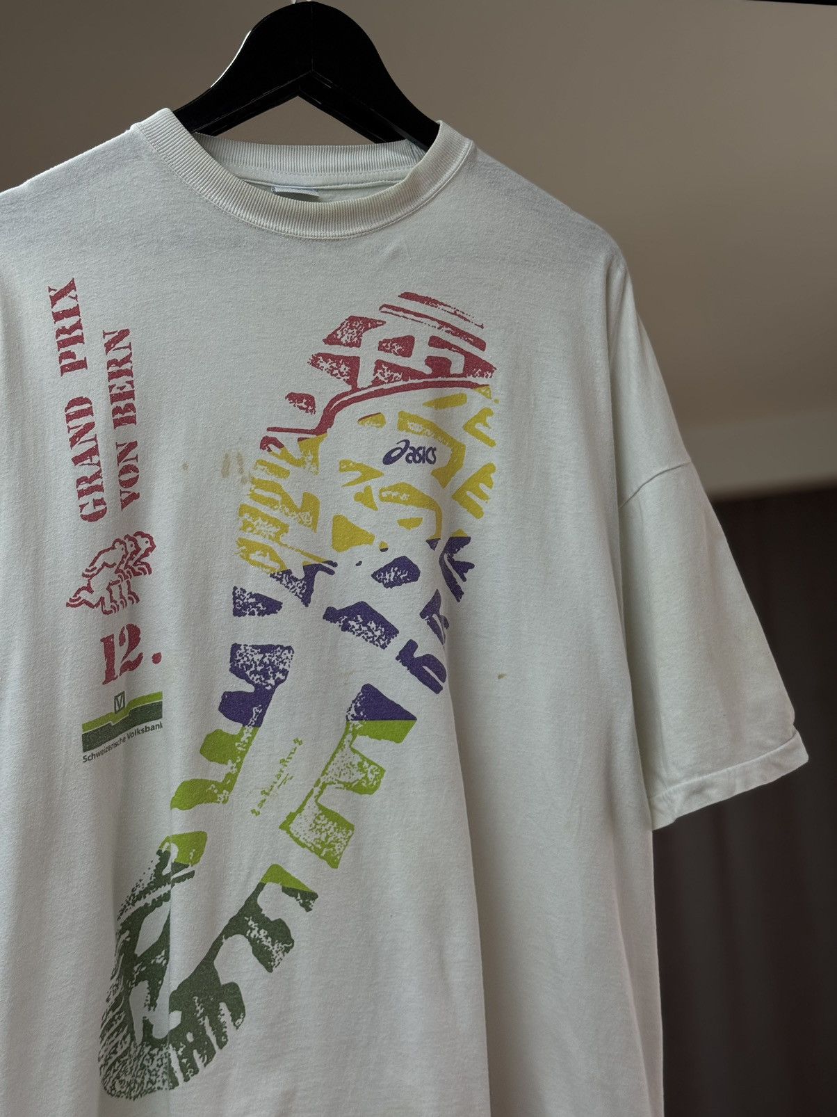 Asics Vintage Asics Grand Prix Von Bern 1995 T-shirt Size US XL / EU 56 / 4 - 2 Thumbnail