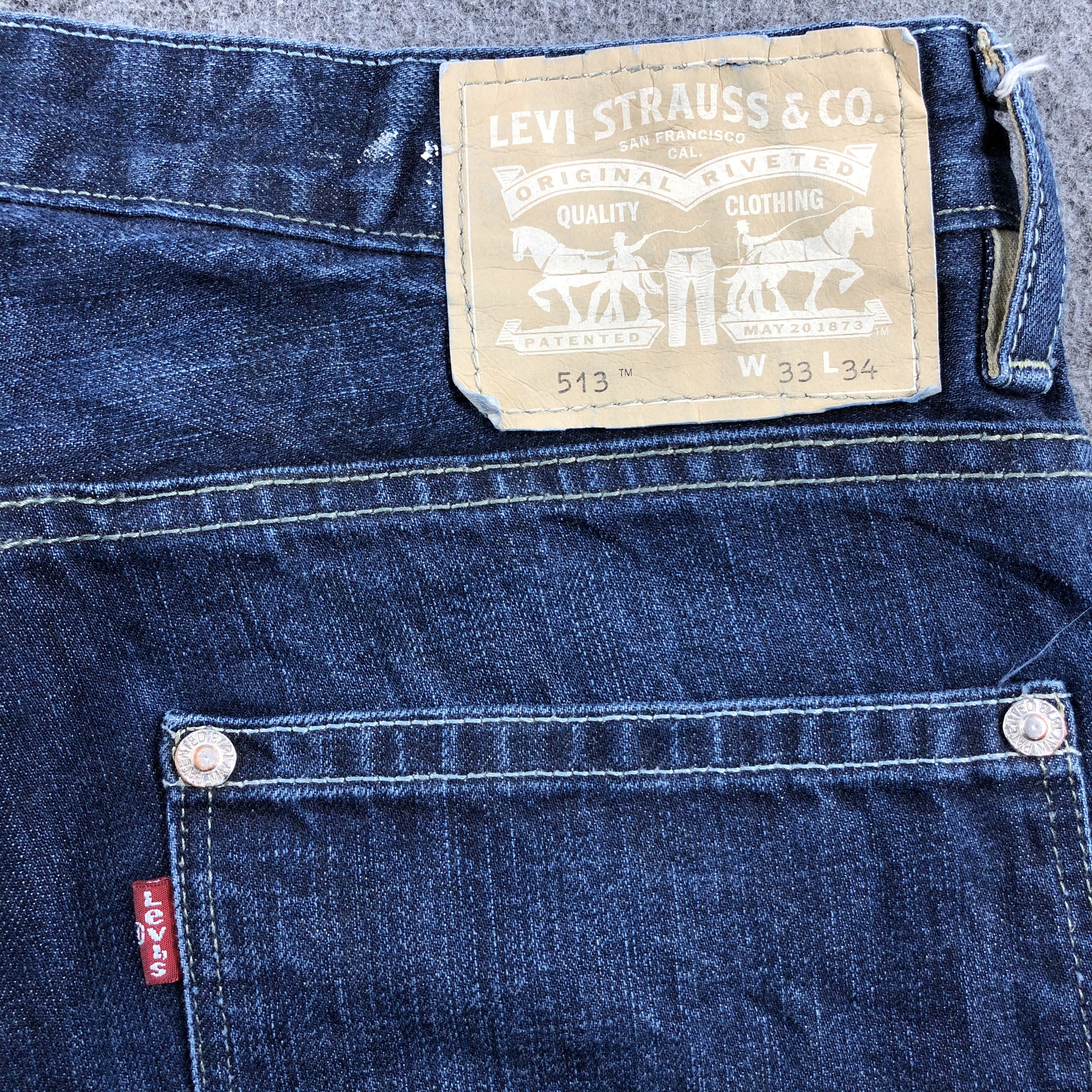 Levi's Vintage Levis 513 Jeans-JM1156 Size US 35 - 6 Thumbnail