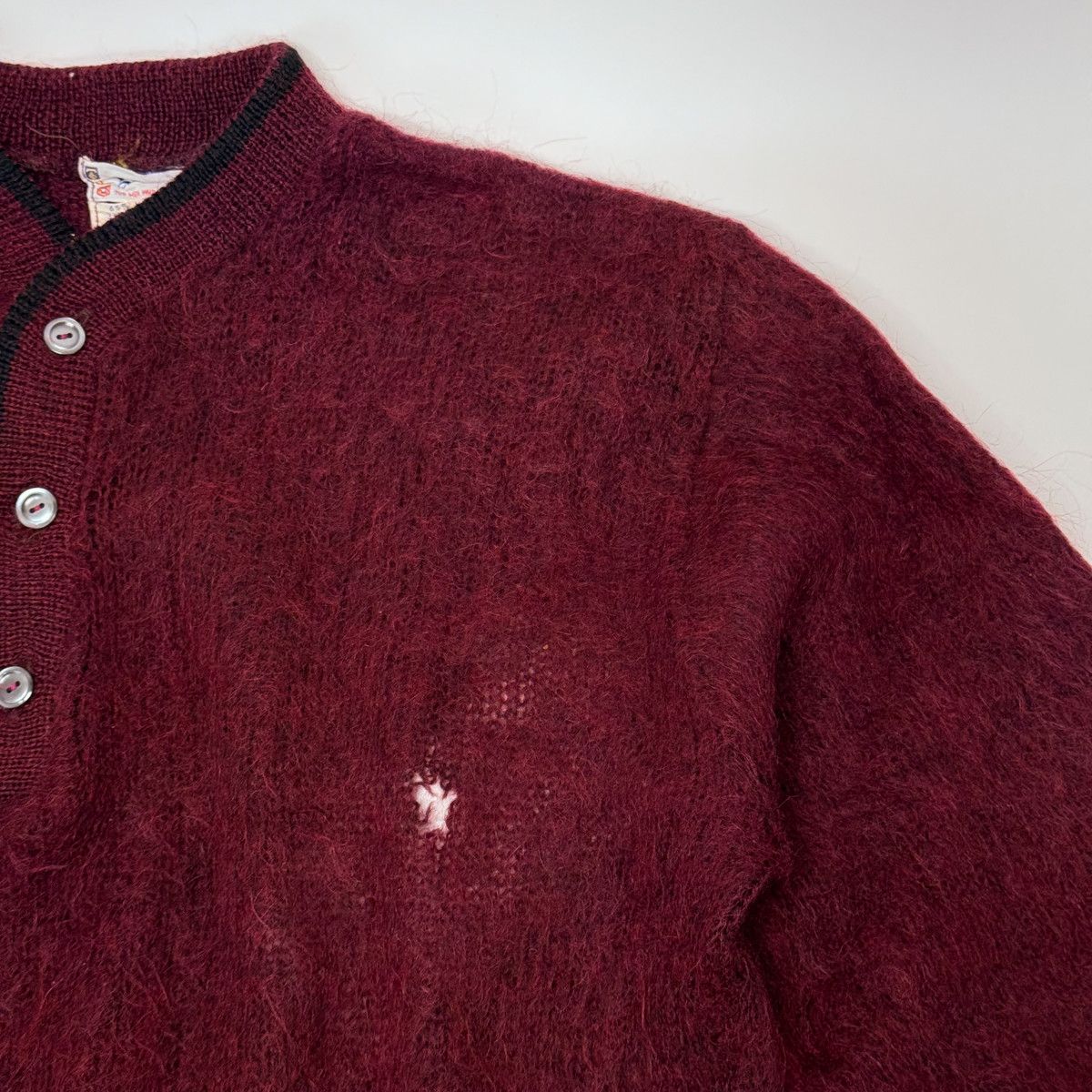 Vintage 60s DARWIN MOHAIR KNIT SIZE L Size US L / EU 52-54 / 3 - 4 Thumbnail