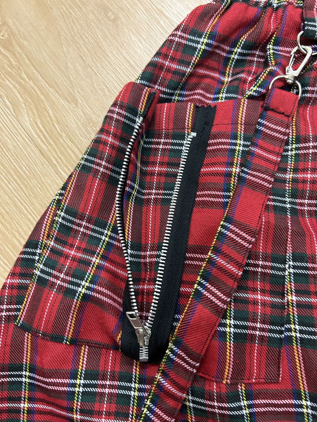 If Six Was Nine × Japanese Brand × Seditionaries ACDC RAG GOTHIC PUNK PANT MULTIZIP TARTAN Size US 31 - 5 Thumbnail