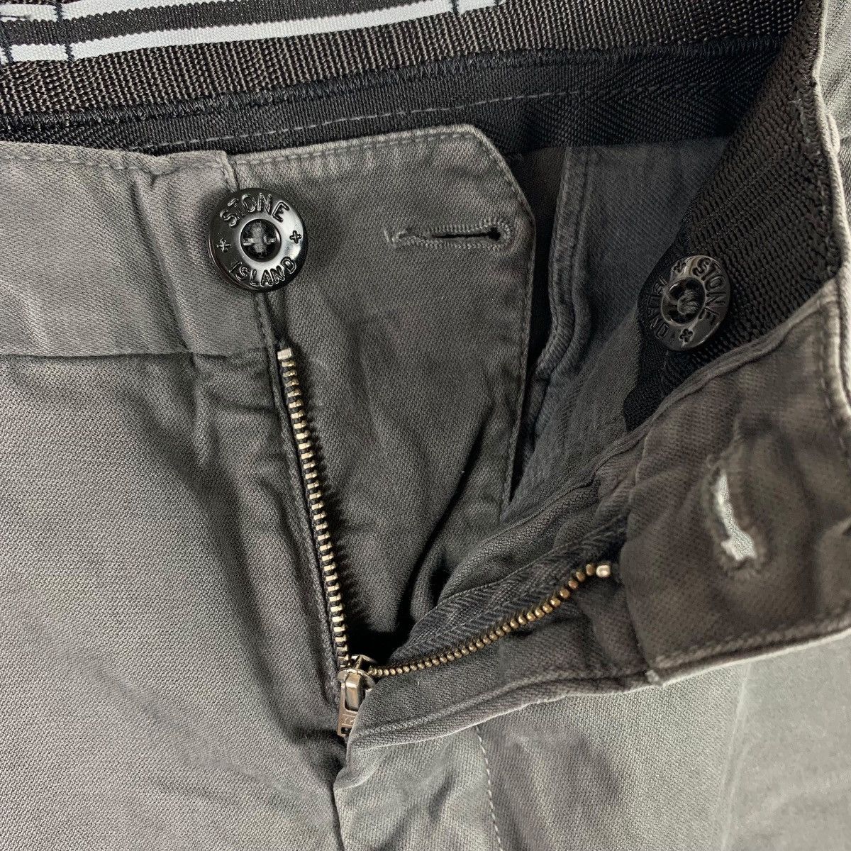 Stone Island STONE ISLAND Grey cotton pants Size US 37 - 12 Thumbnail